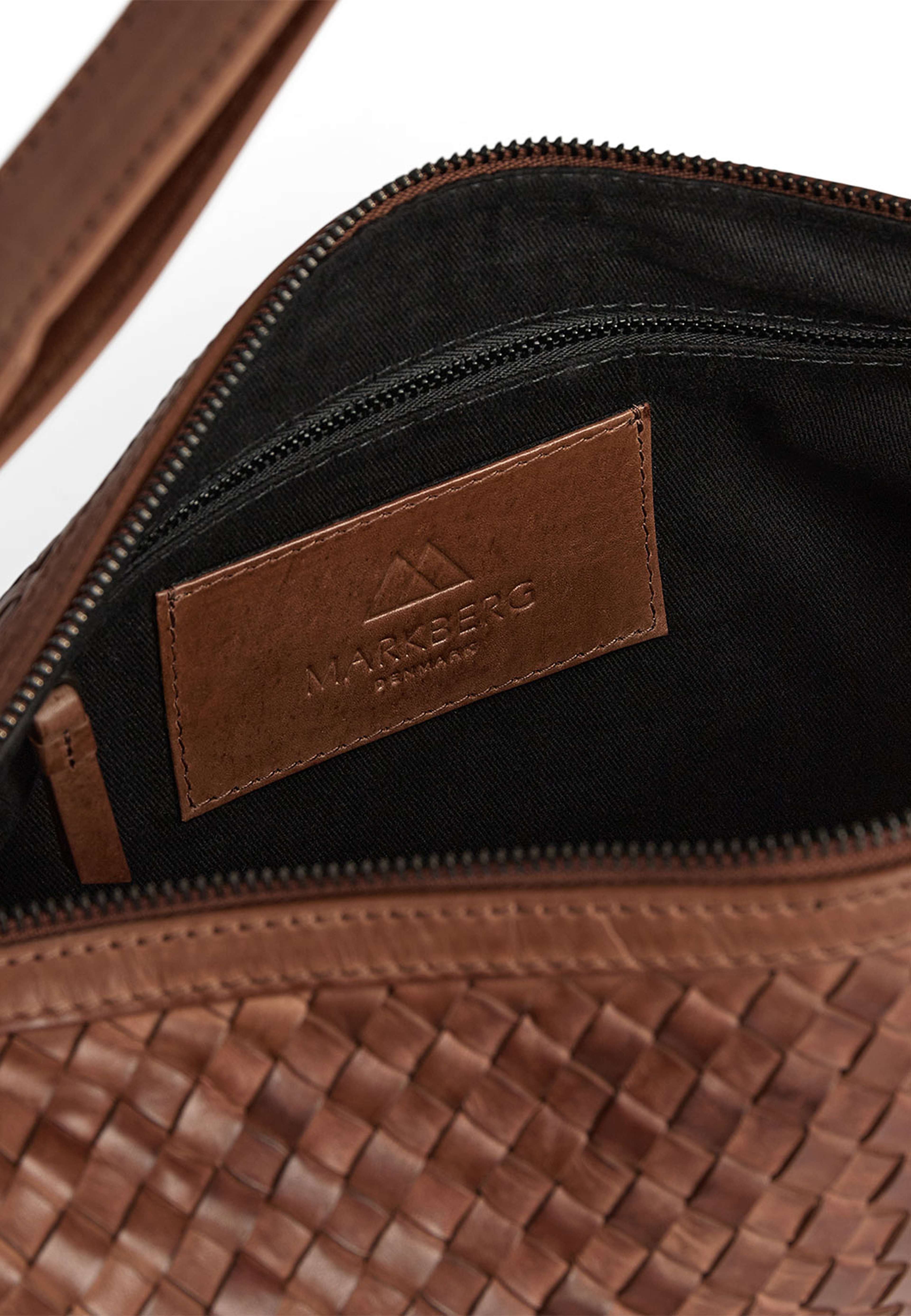 MuseMBG Weave Bags, från Markberg, i färgen Cognac. Klicka för att öppna bilden i stort format