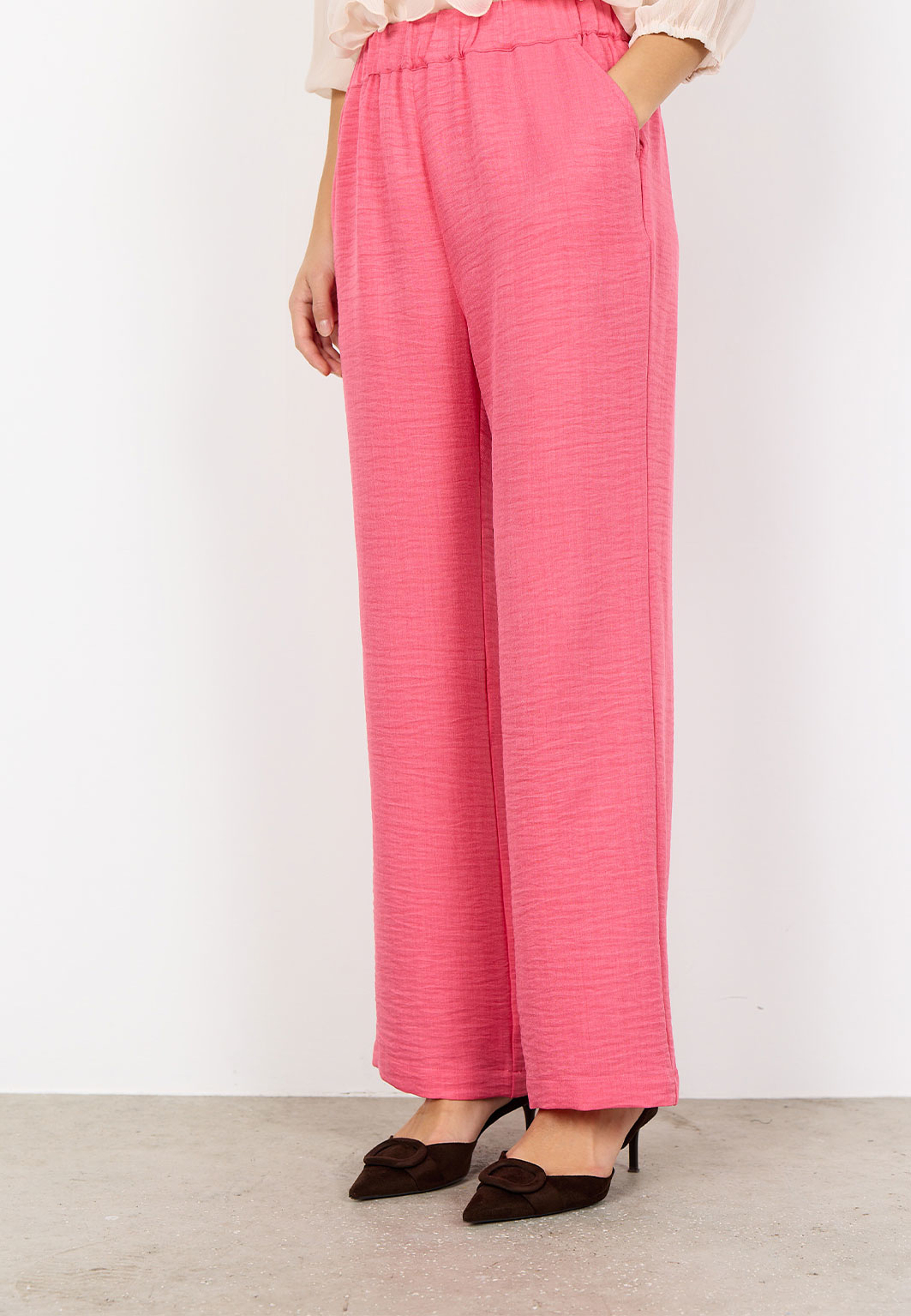 Sc-Charissa 3-C Pants, från Soyaconcept, i färgen Rapture Rose. Klicka för att öppna bilden i stort format