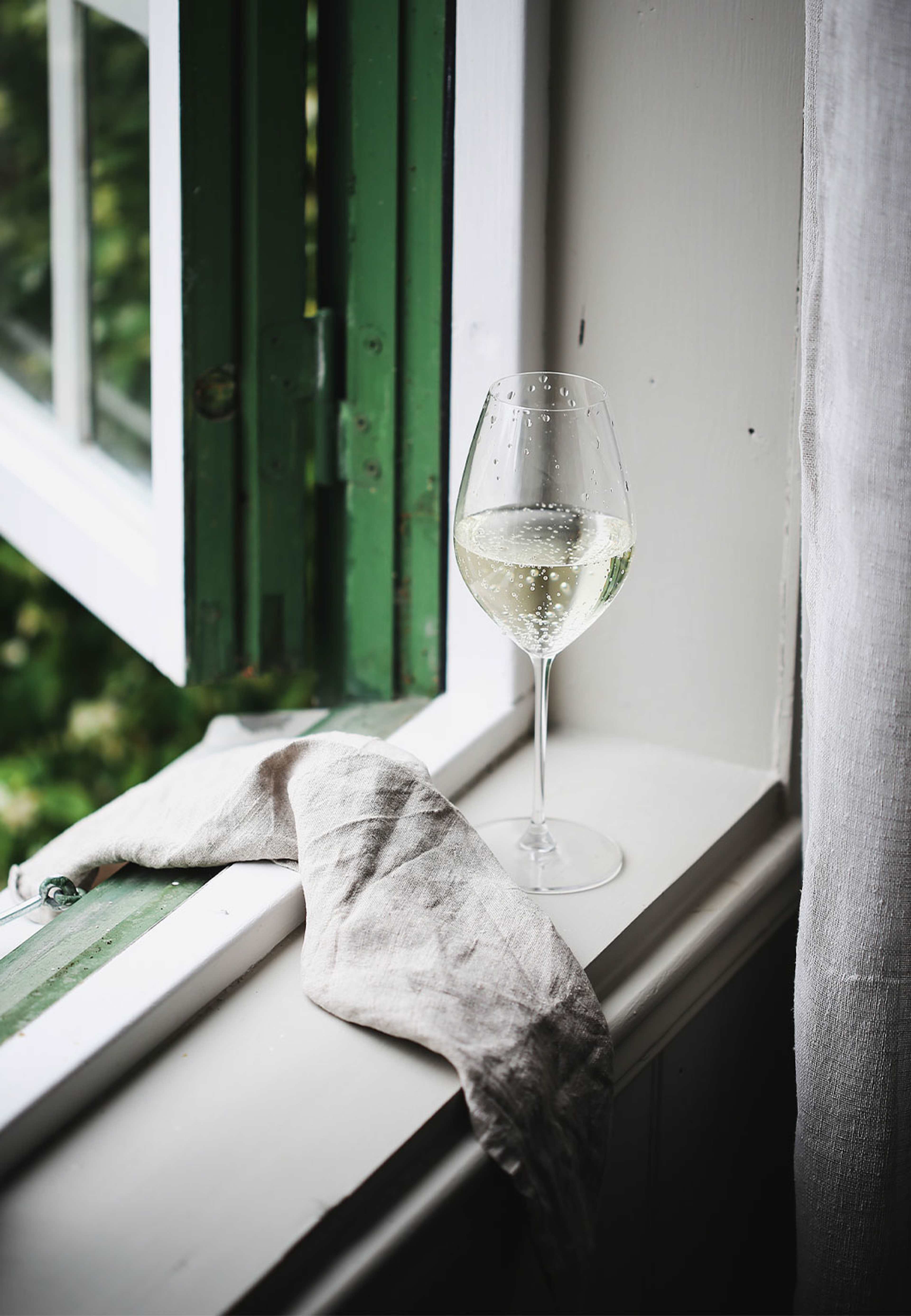 Champagne, 2-pack, från Riedel, i färgen Transparent. Klicka för att öppna bilden i stort format