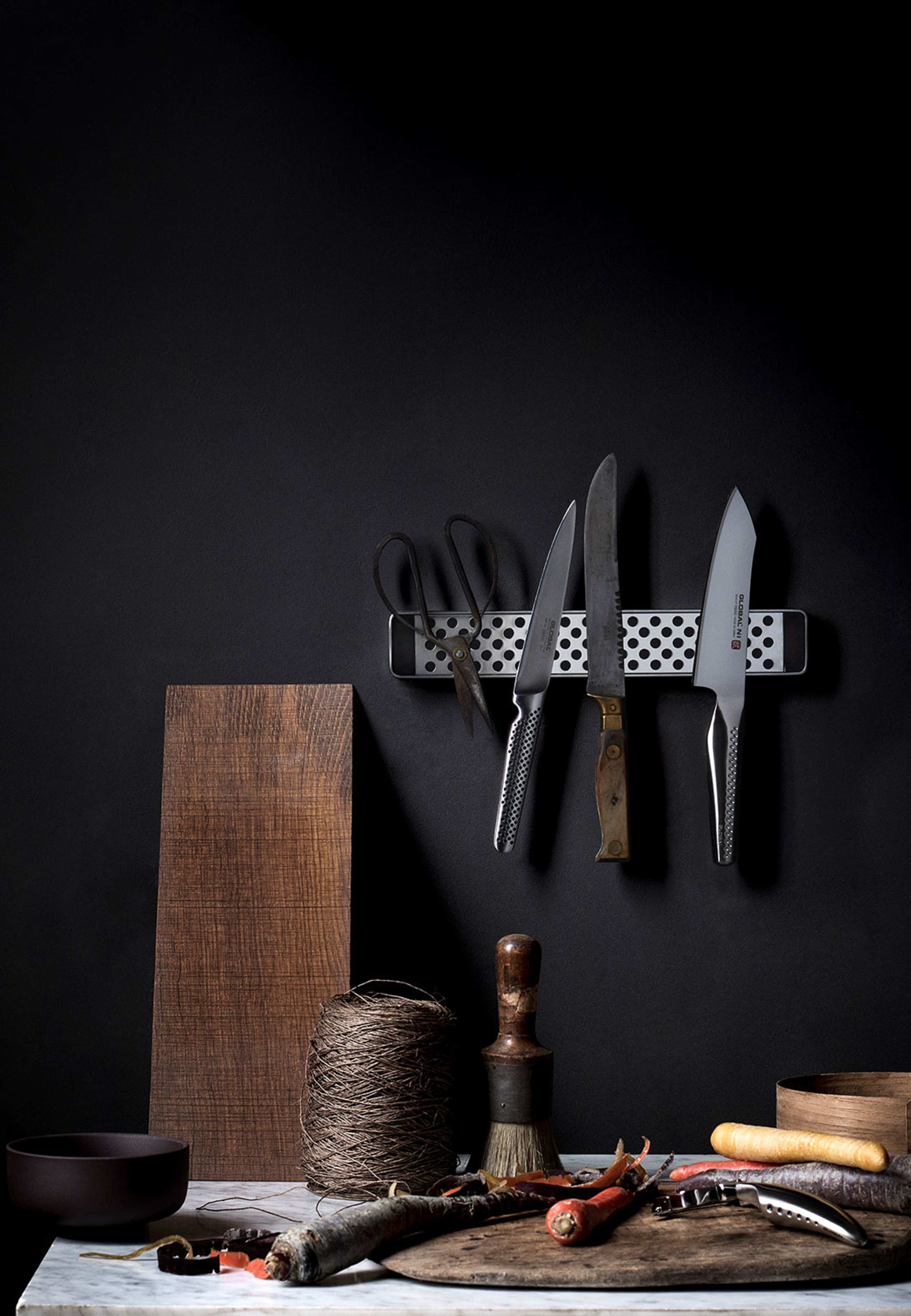 Magnetlist 31 cm, från Global, i färgen Rostfri. Klicka för att öppna bilden i stort format