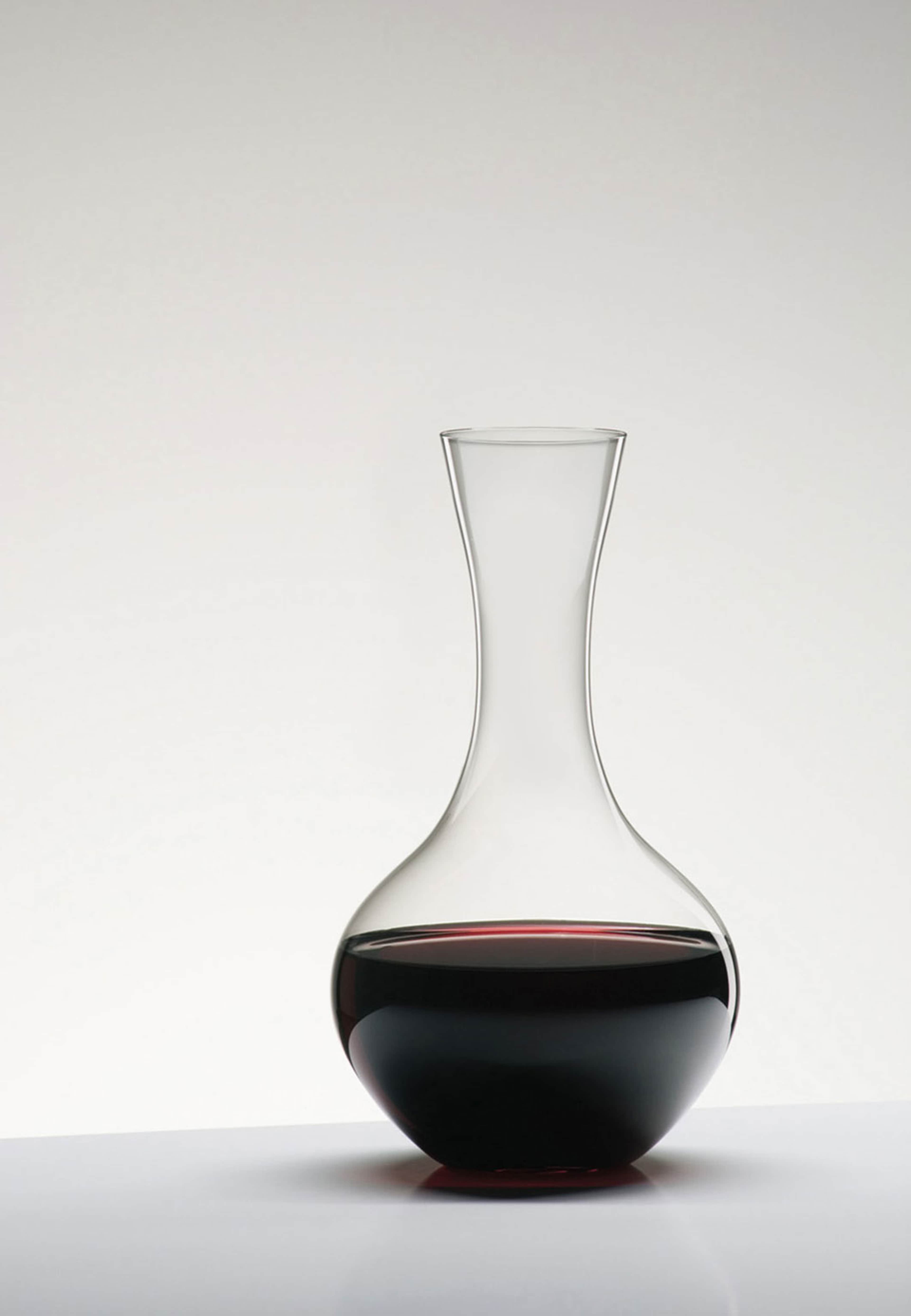 Karaff Syrah, från Riedel, i färgen Transparent. Klicka för att öppna bilden i stort format