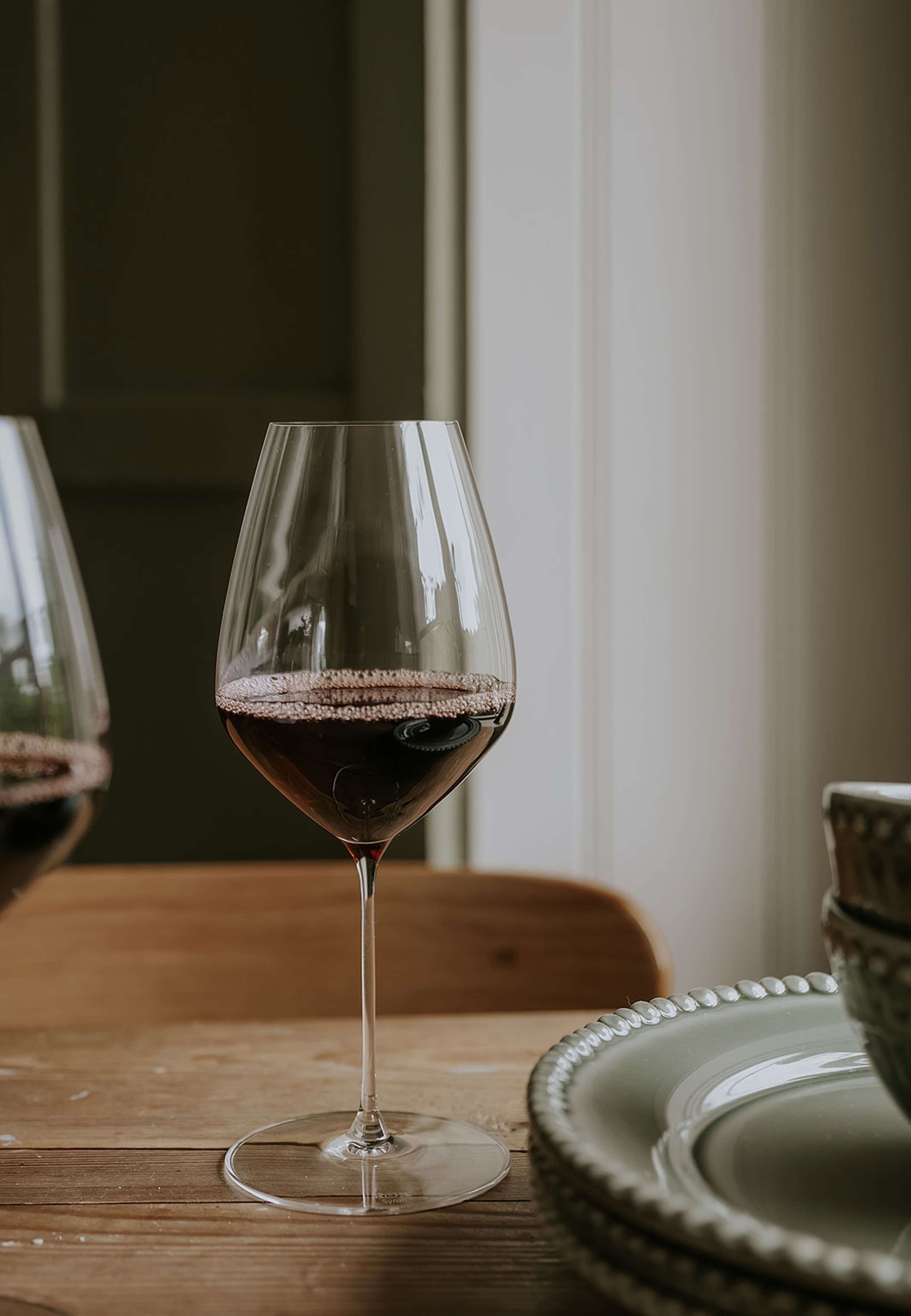 Syrah/Shiraz, 2-pack, från Riedel, i färgen Transparent. Klicka för att öppna bilden i stort format