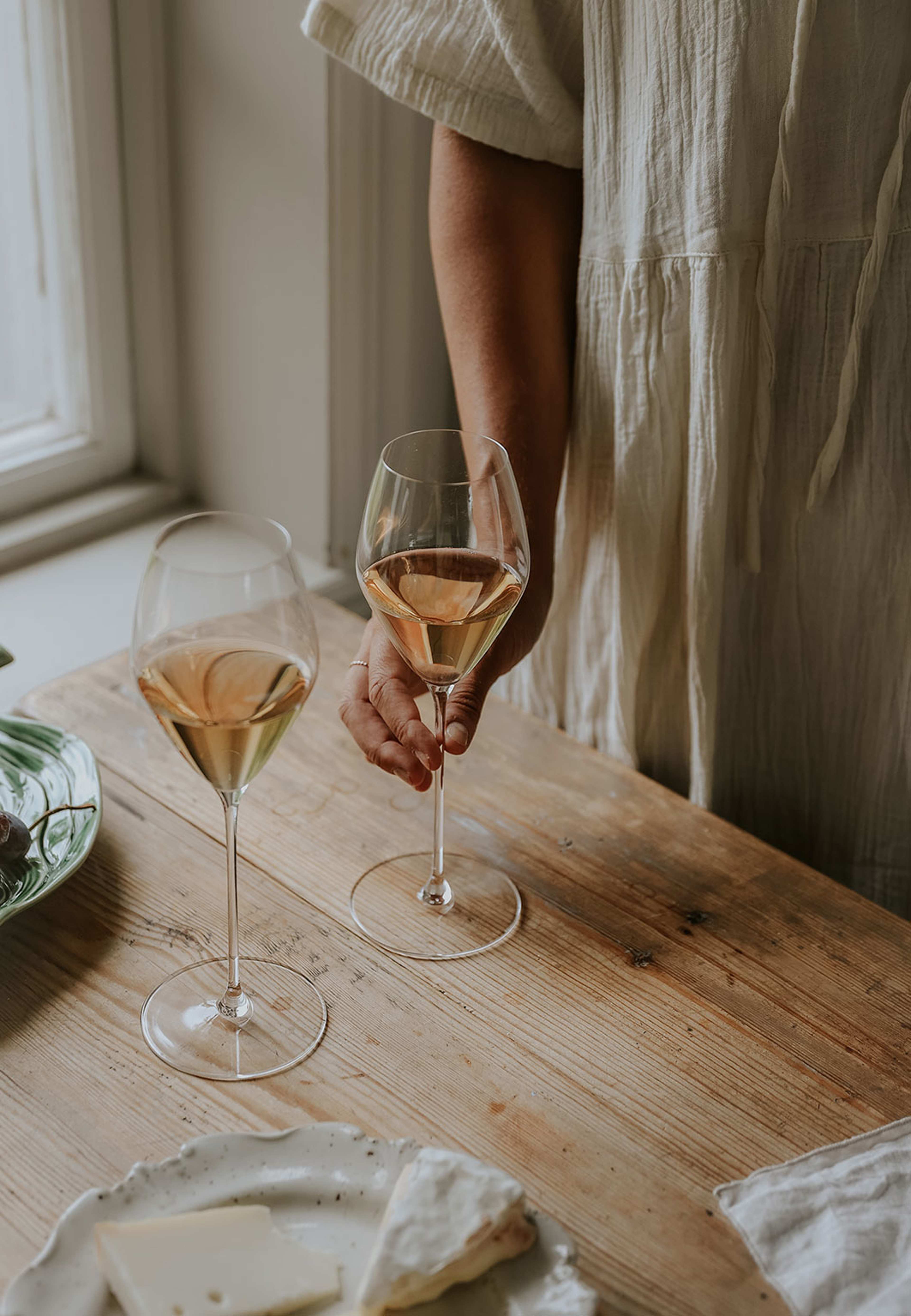 Rosé, 2-pack, från Riedel, i färgen Transparent. Klicka för att öppna bilden i stort format