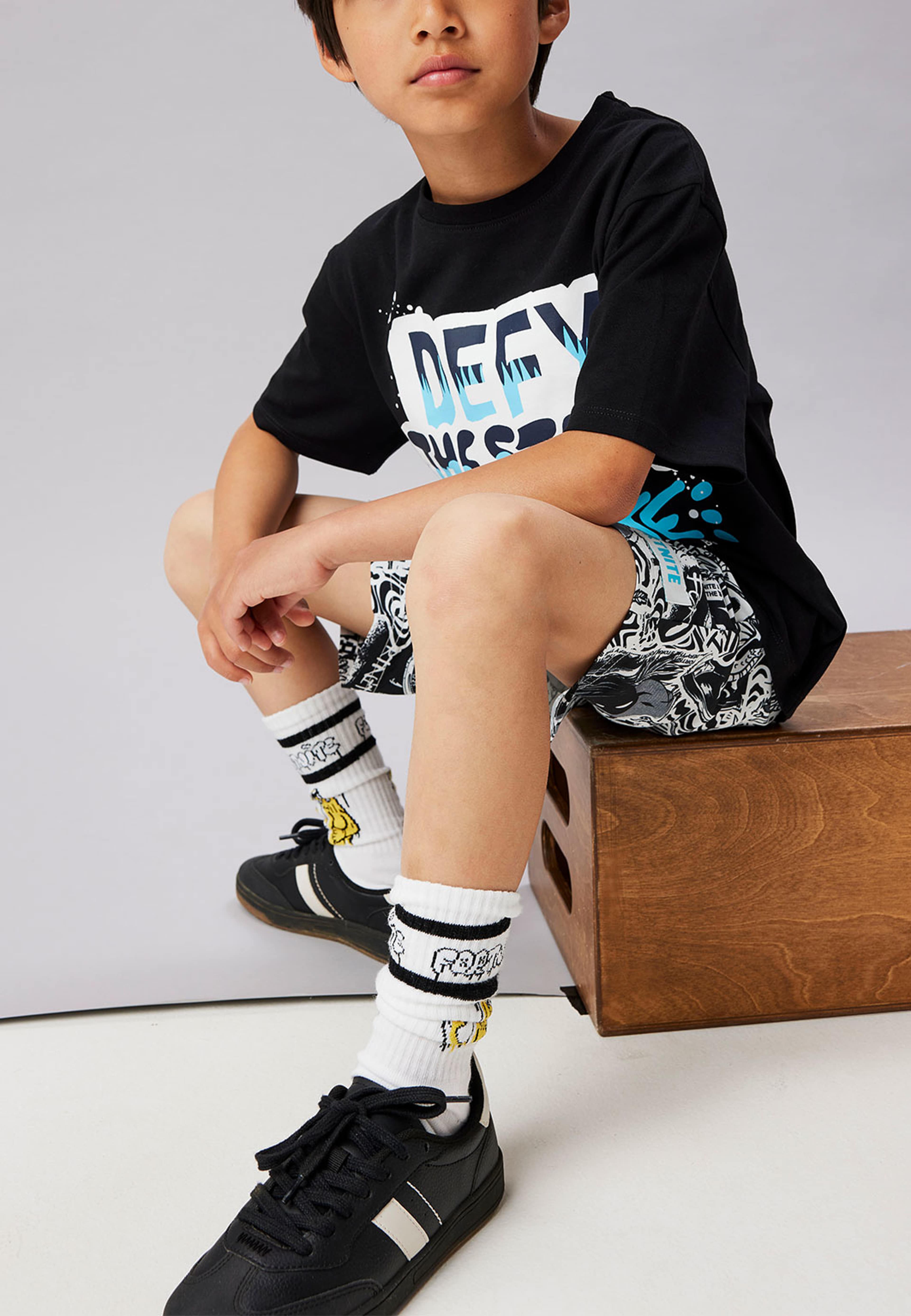 NKMMOD FORTNITE SS NREG TOP BOX, från Name It, i färgen Black. Klicka för att öppna bilden i stort format