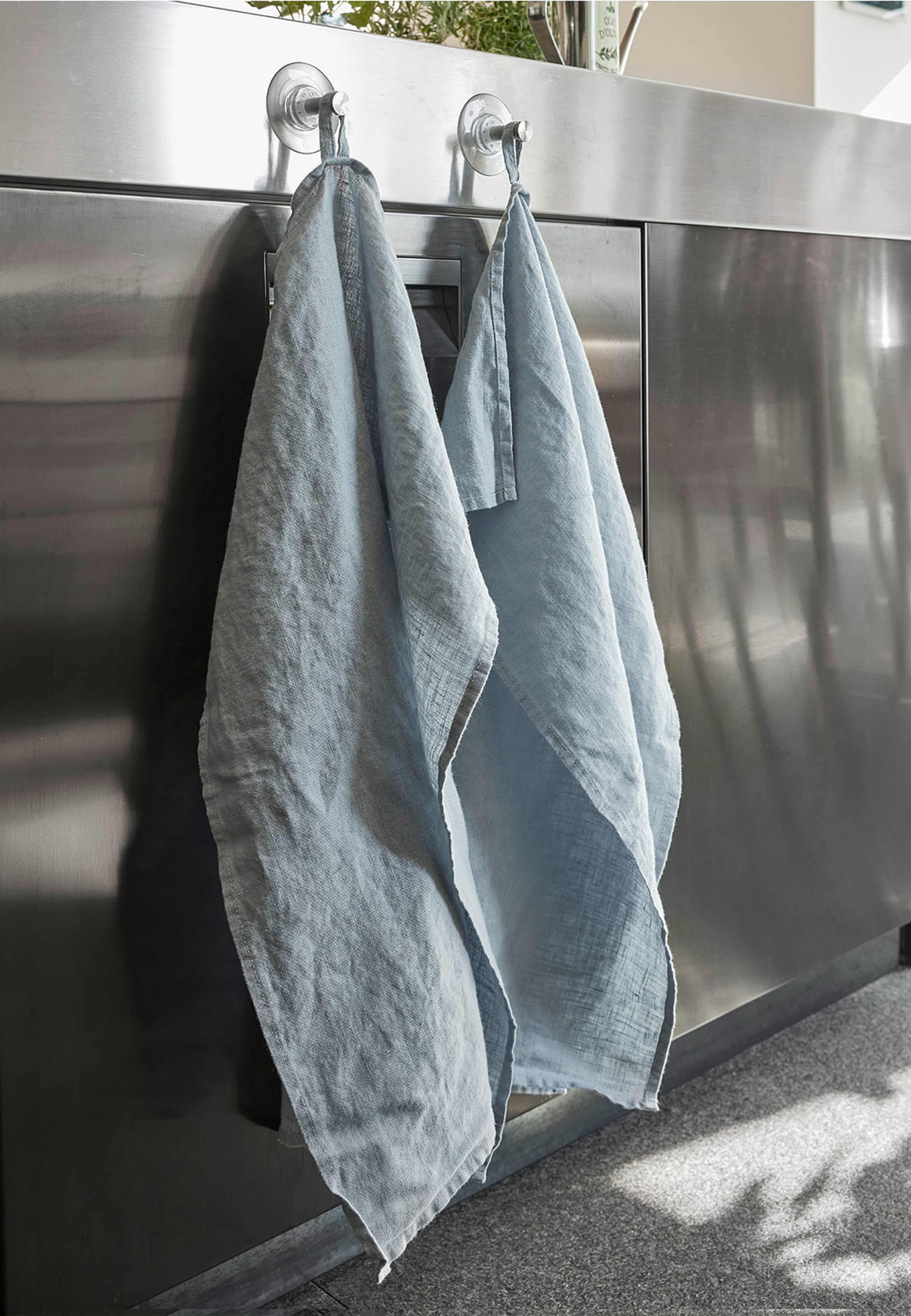 Sunshine kitchen Kökshandduk, från Himla, i färgen Heavenly. Klicka för att öppna bilden i stort format