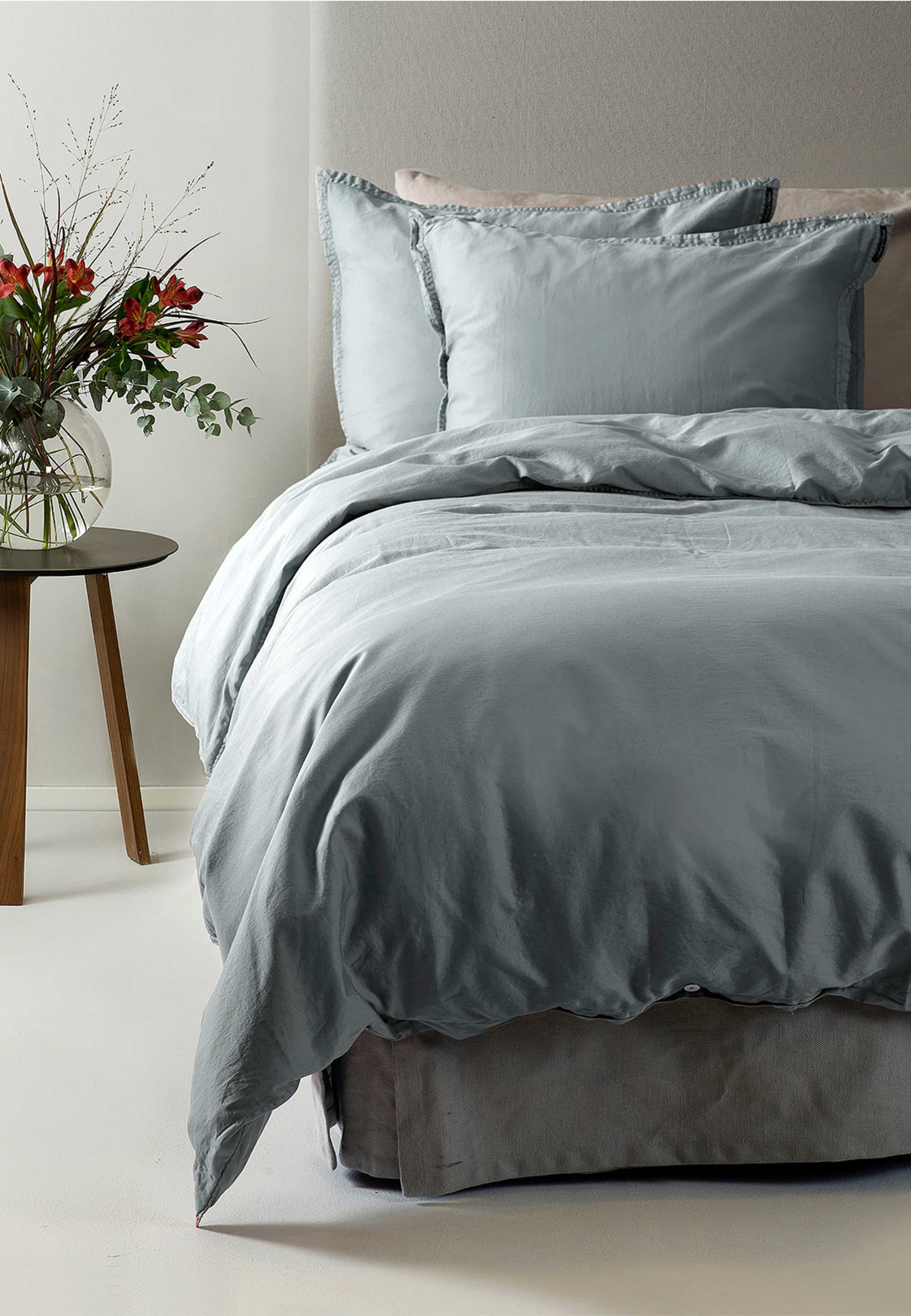 Soul påslakan, från Himla, i färgen Cloudy Sky. Klicka för att öppna bilden i stort format