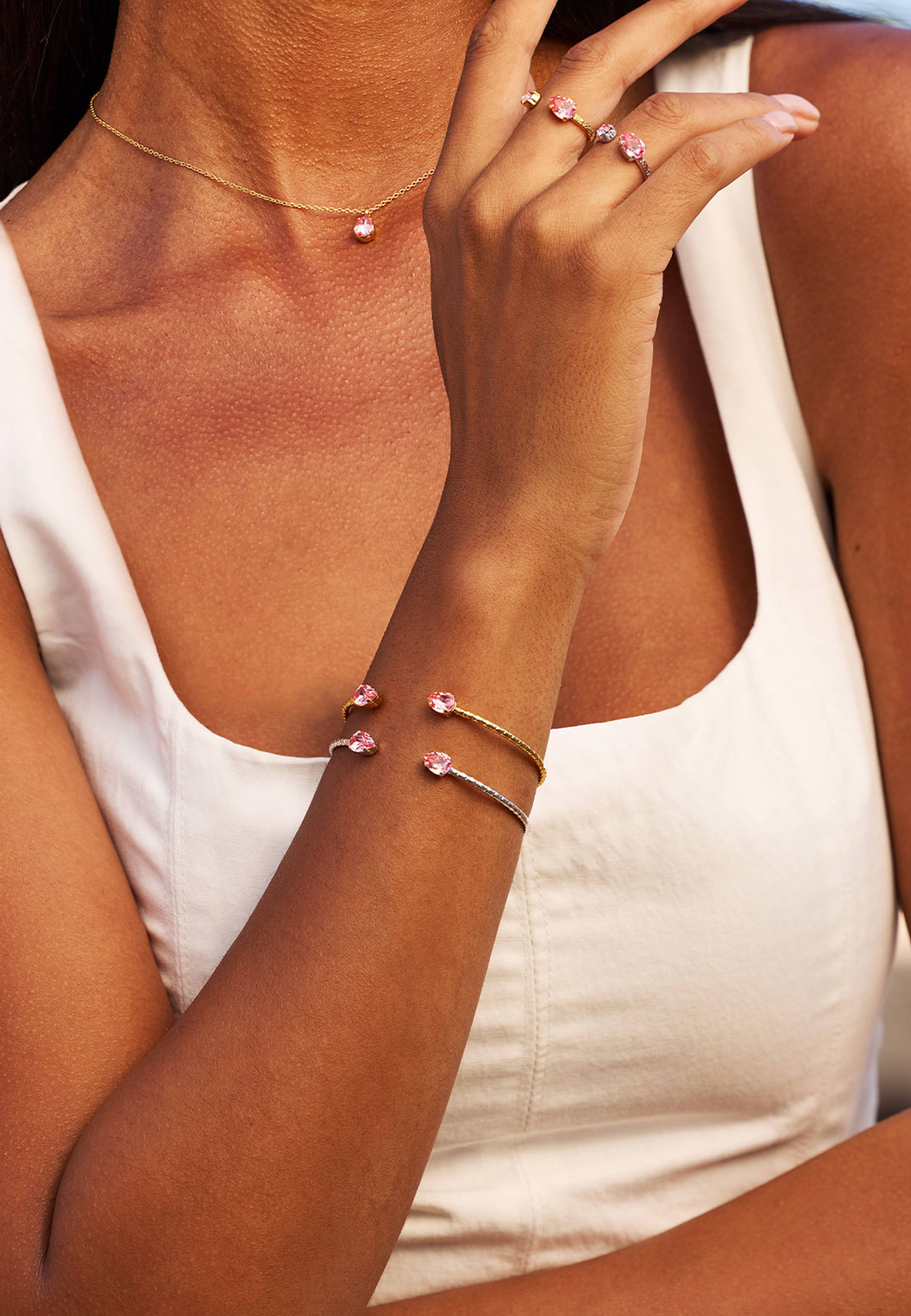 AMELIA BRACELET, från Caroline Svedbom, i färgen Rhodium. Klicka för att öppna bilden i stort format