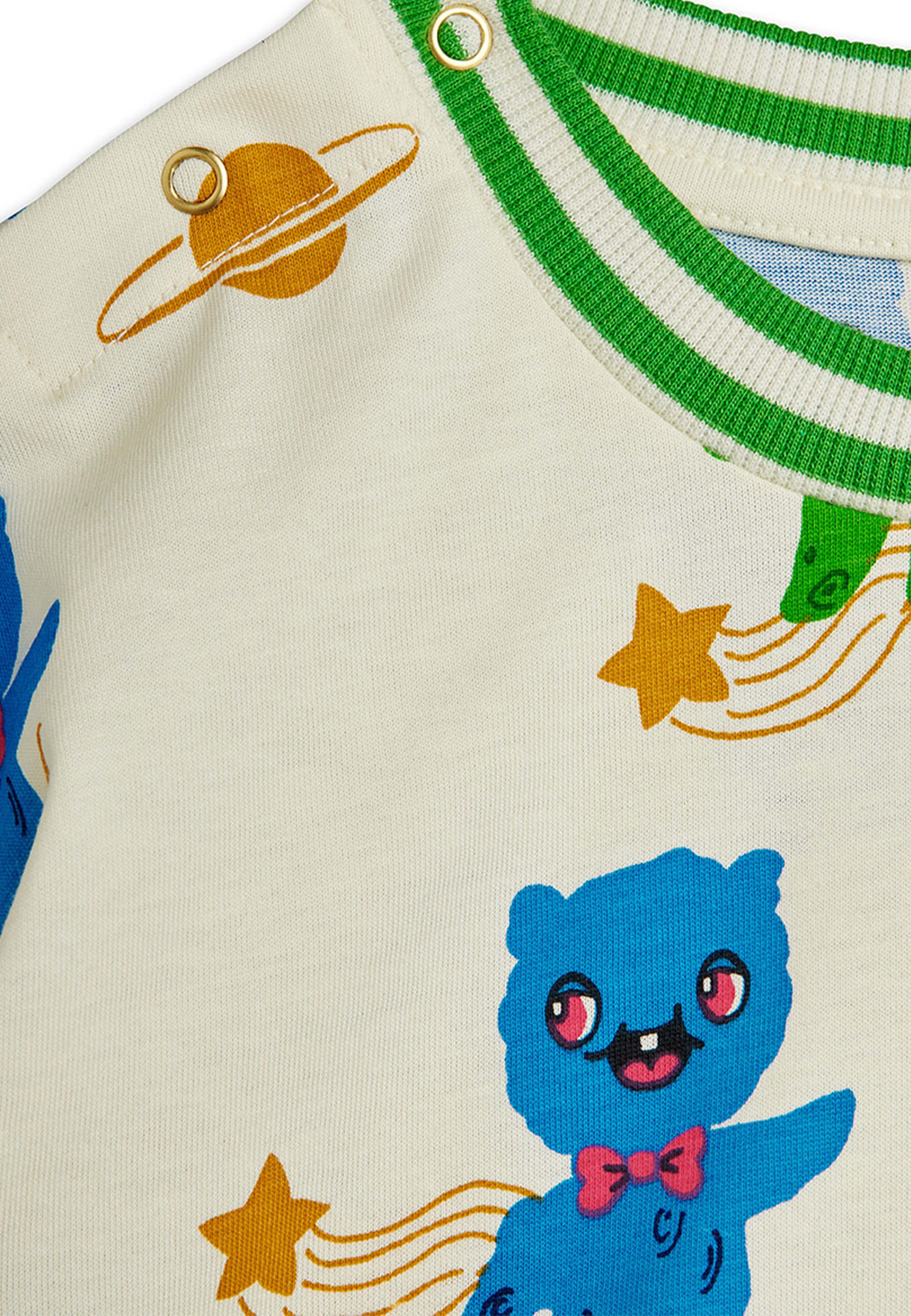 Aliens Prints Set, från Mini Rodini, i färgen Off-white. Klicka för att öppna bilden i stort format