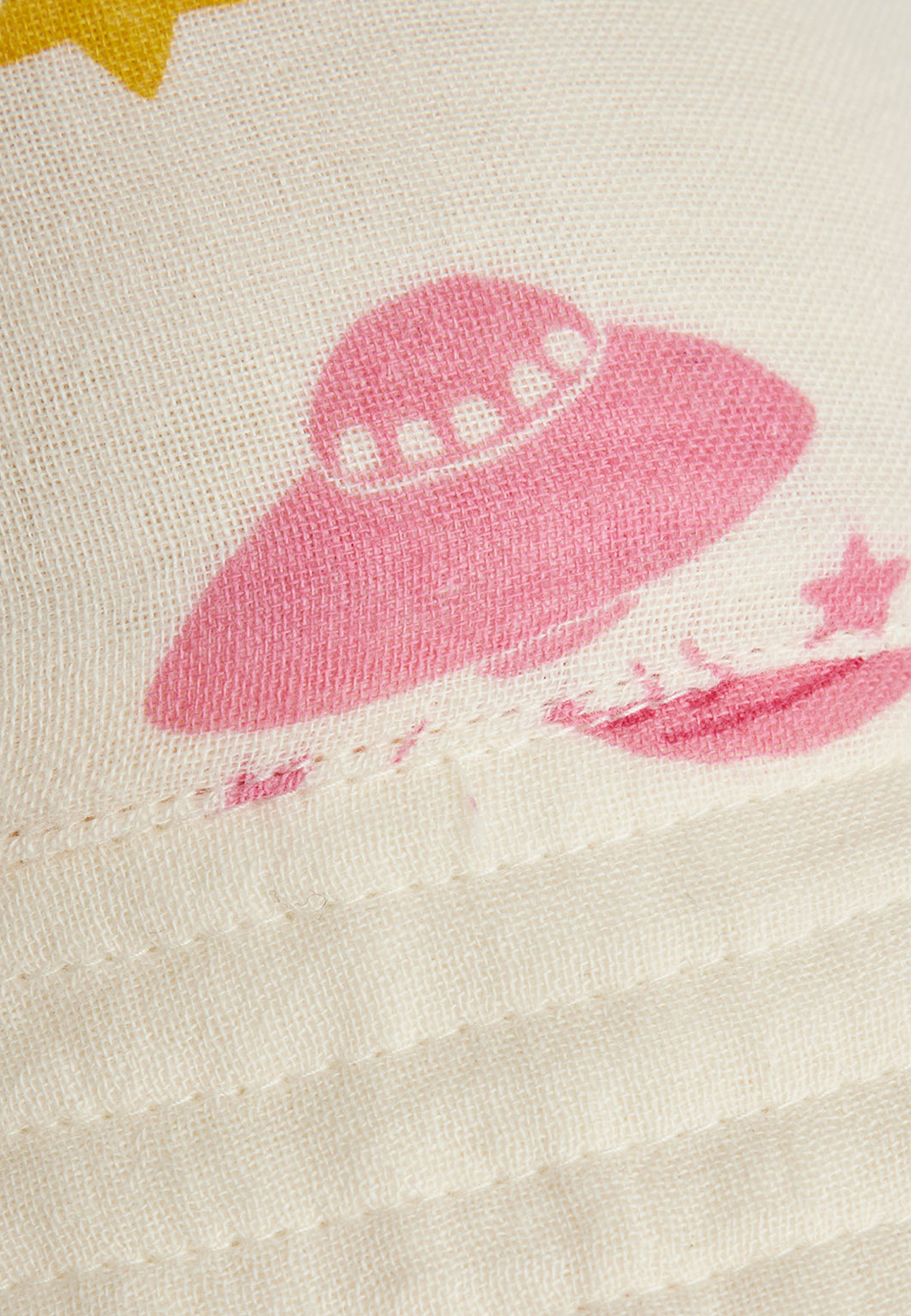 Space Print Solhatt, från Mini Rodini, i färgen Off-white. Klicka för att öppna bilden i stort format