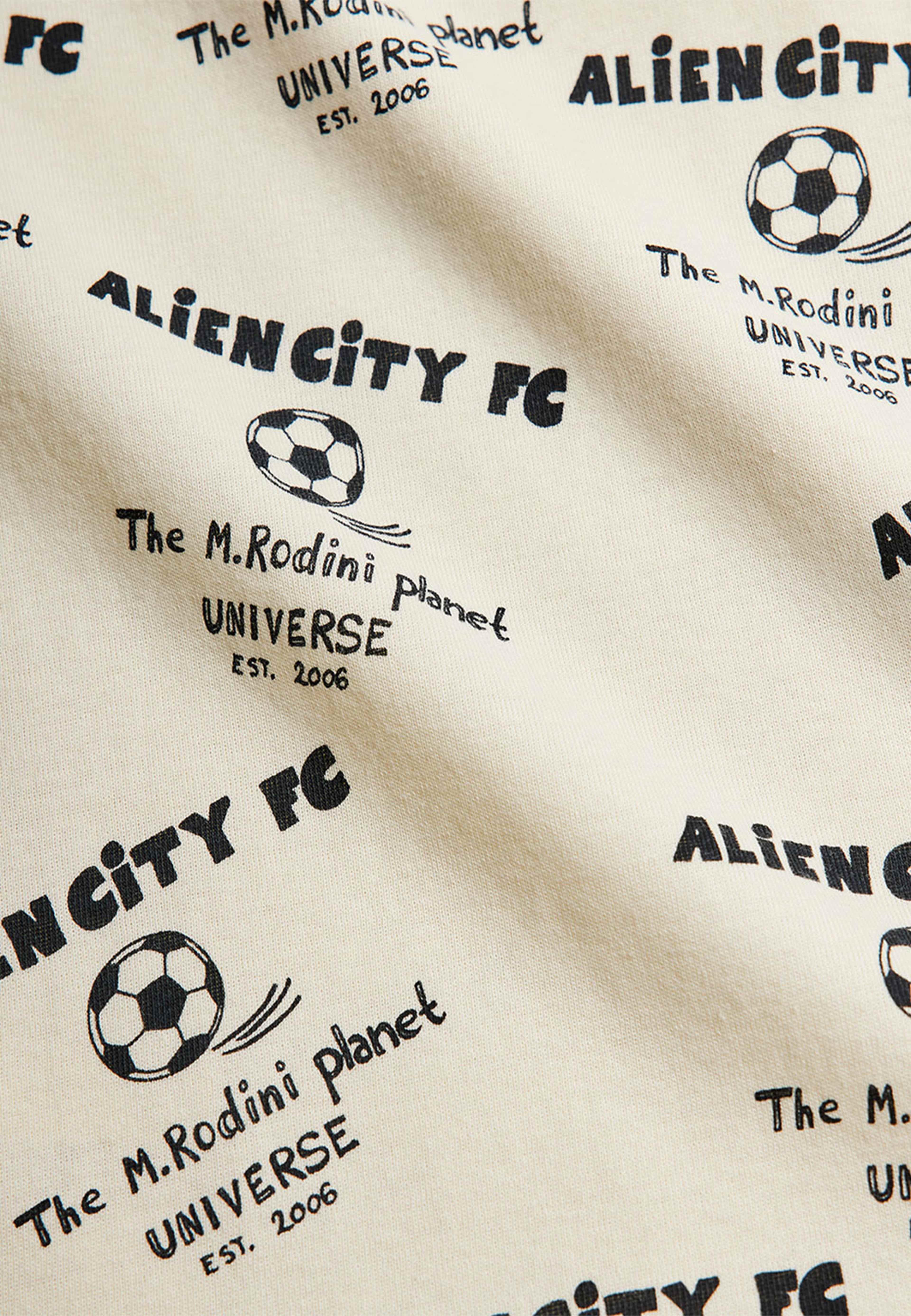 Alien City FC Print Baby Set, från Mini Rodini, i färgen White. Klicka för att öppna bilden i stort format