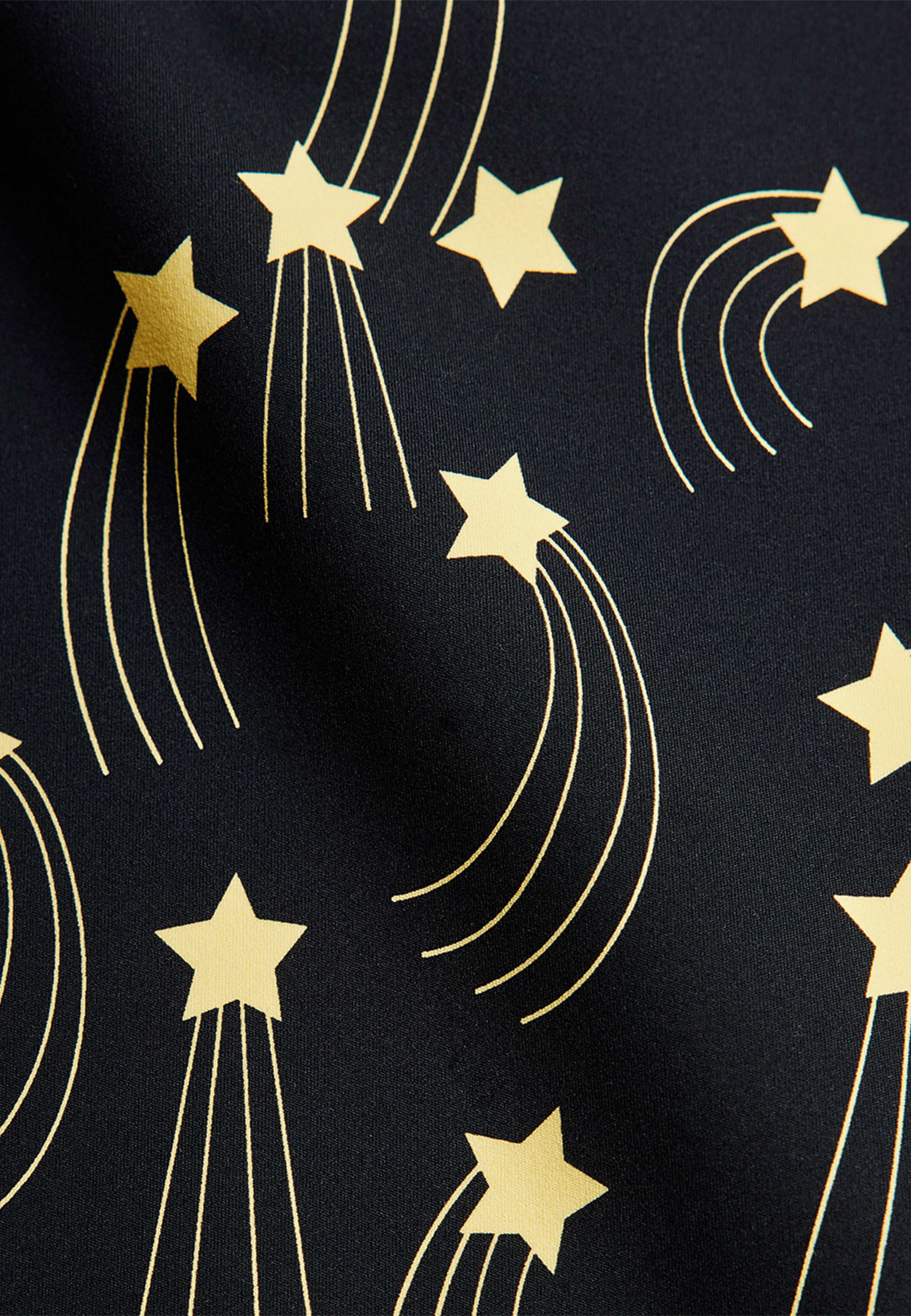 Starfall Long Sleeve UV Suit, från Mini Rodini, i färgen Black. Klicka för att öppna bilden i stort format