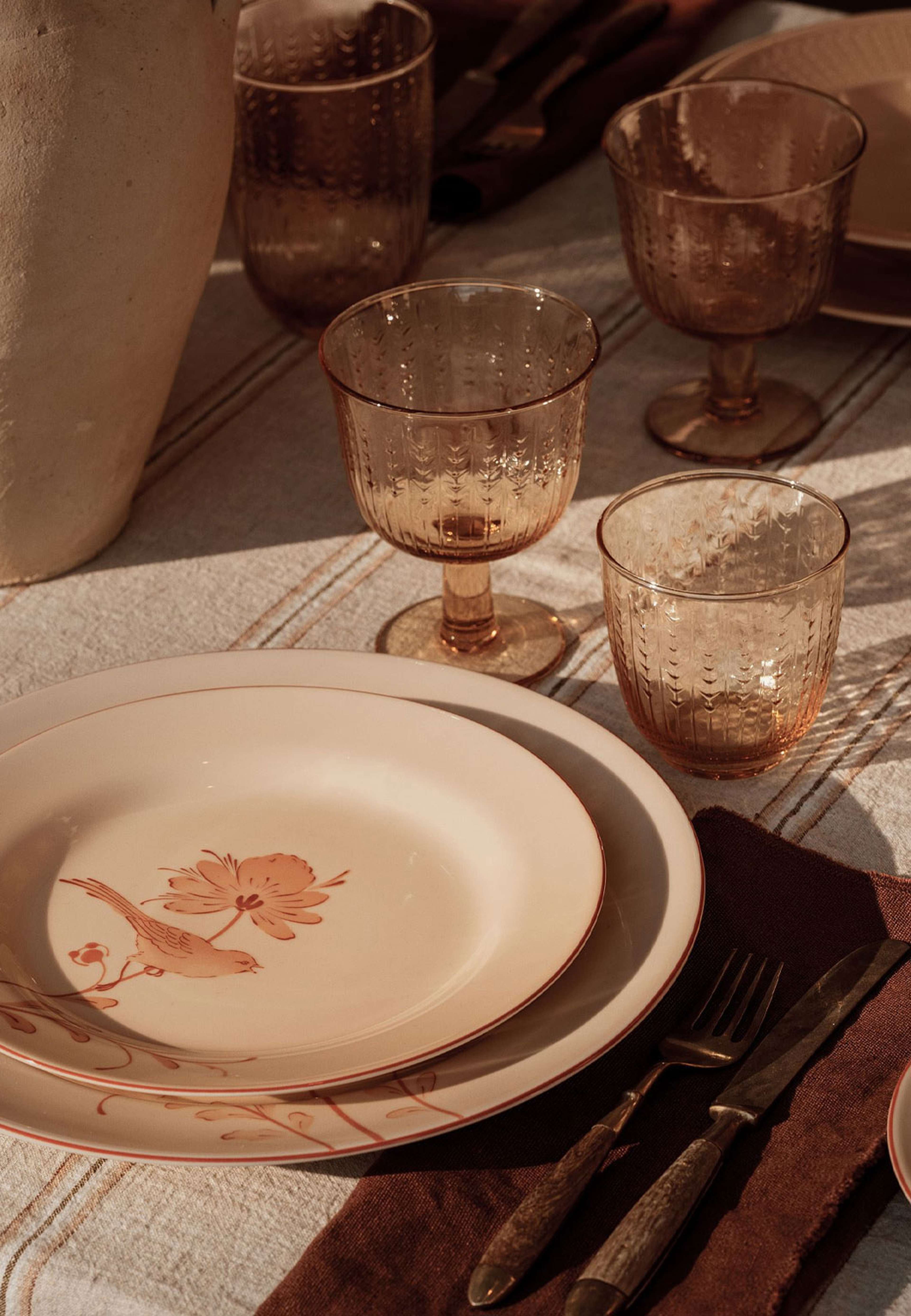 Swedish Grace dricksglas 25cl jubilee 2-pack, från Rörstrand, i färgen Karamell. Klicka för att öppna bilden i stort format