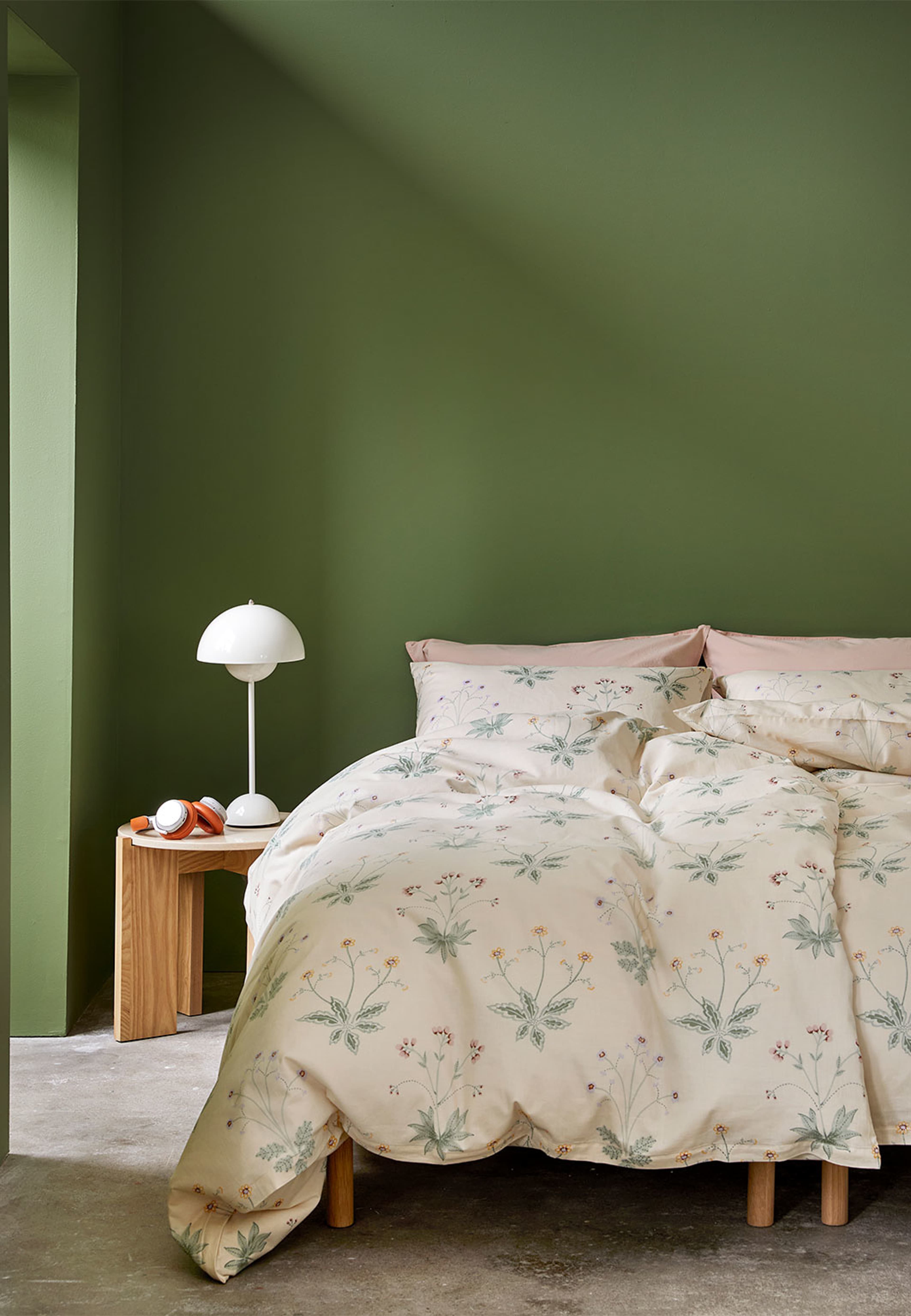 Oda bomull bäddset 150x210 cm, från Høie of Scandinavia, i färgen Elfenben. Klicka för att öppna bilden i stort format