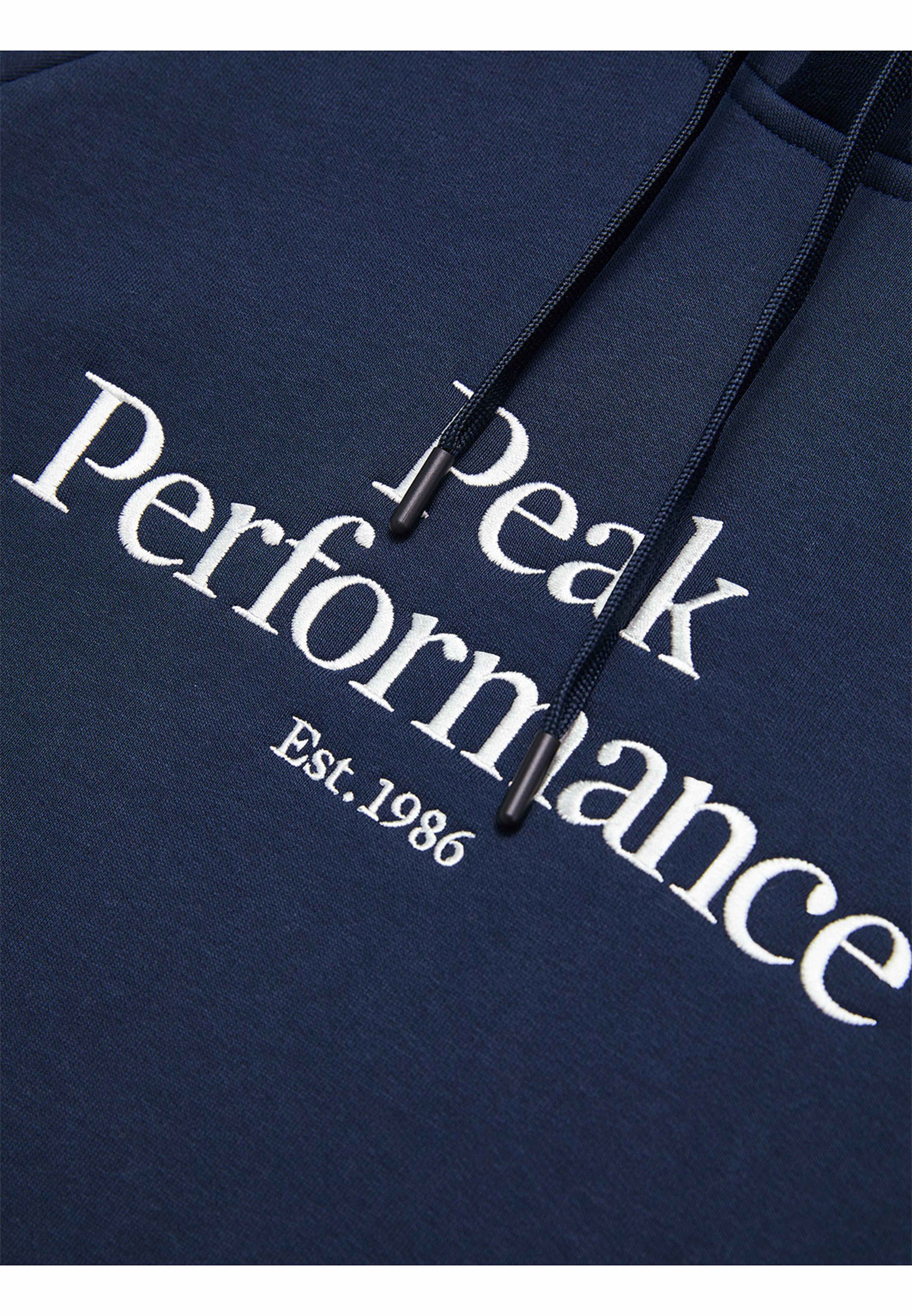 M Original Hood, från Peak Performance, i färgen Blue Shadow/Offwhite/. Klicka för att öppna bilden i stort format