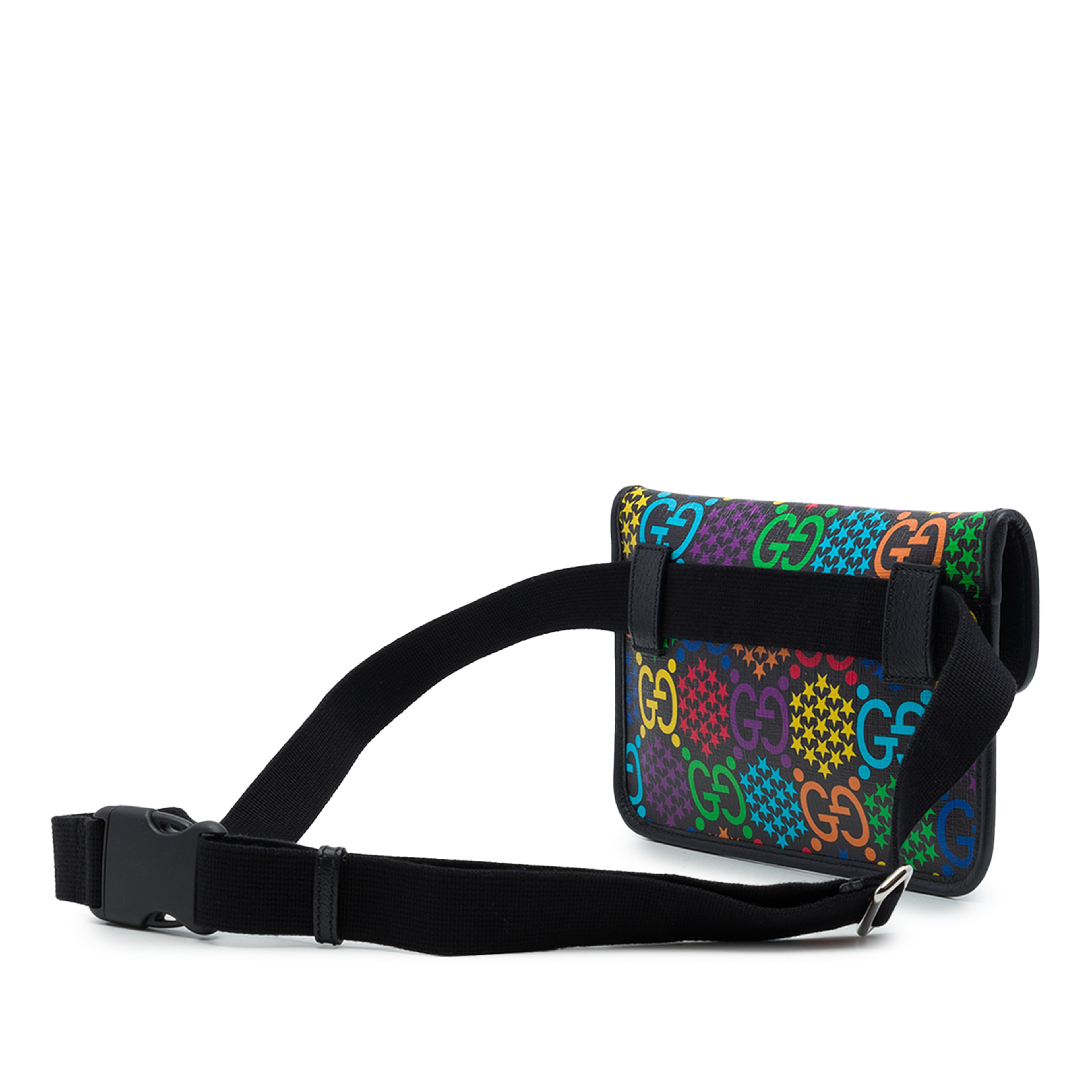 Gucci Gg Supreme Psychedelic Belt Bag, från Luxclusif, i färgen svart. Klicka för att öppna bilden i stort format