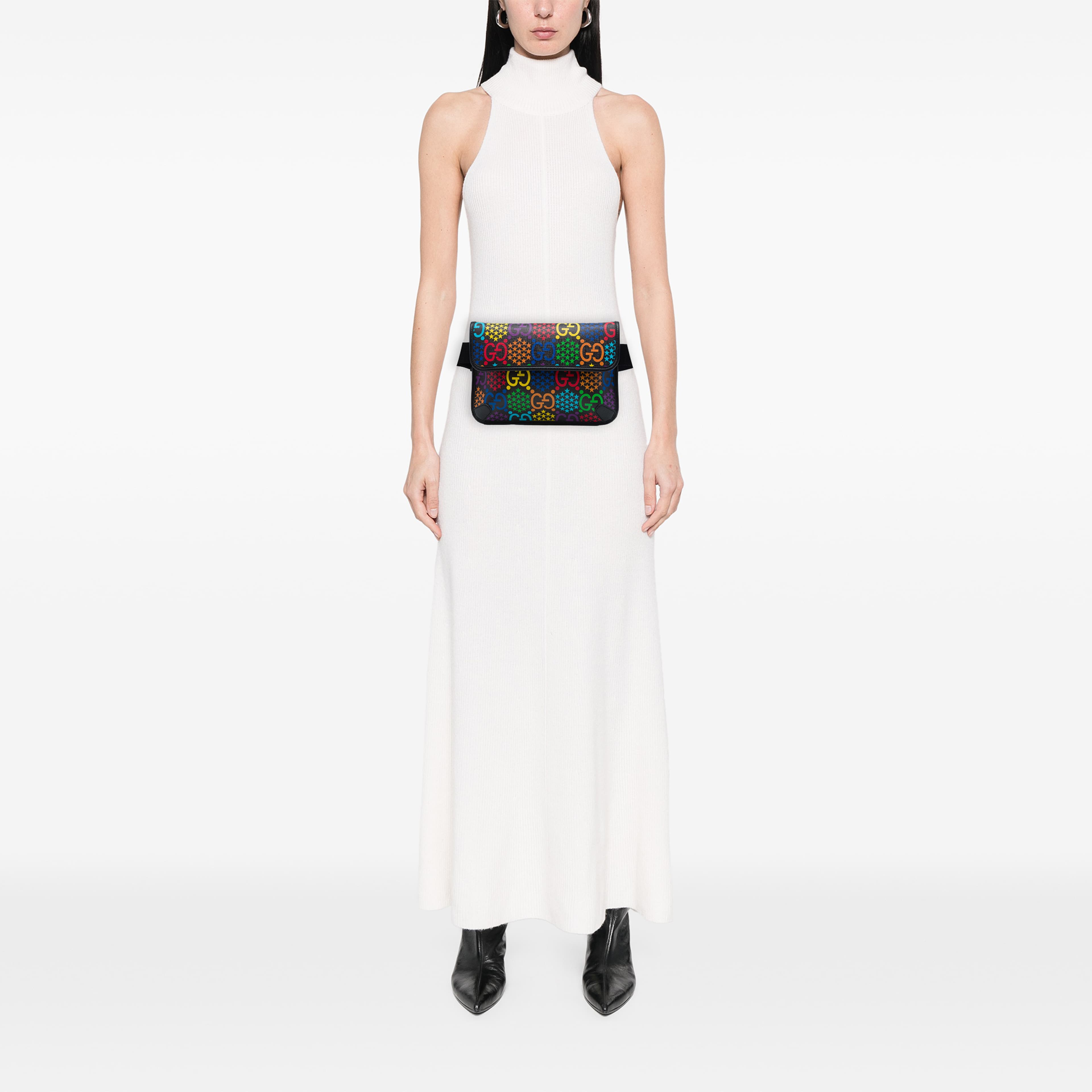 Gucci Gg Supreme Psychedelic Belt Bag, från Luxclusif, i färgen svart. Klicka för att öppna bilden i stort format
