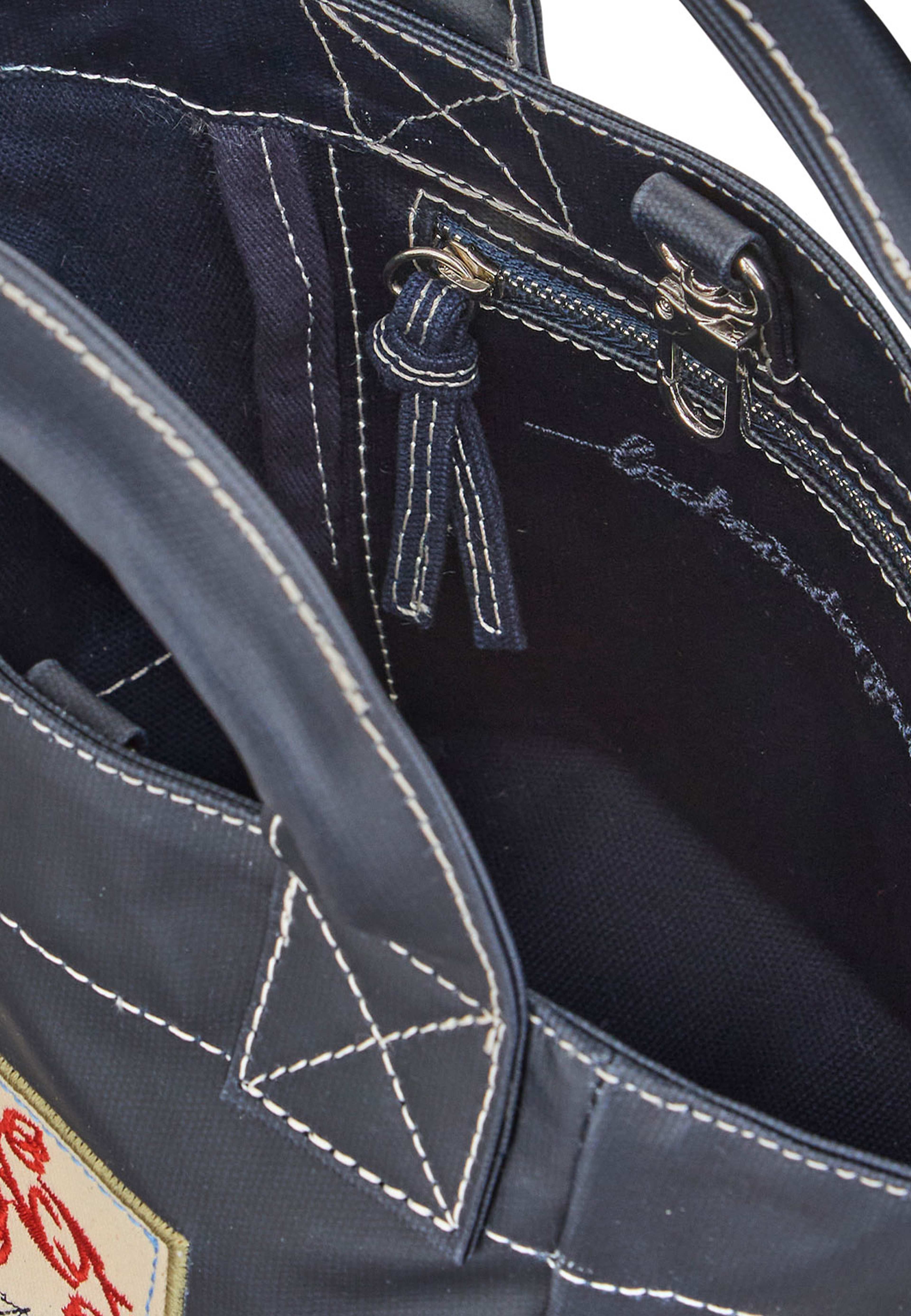 Solid Coated Gabby Bag, från Becksöndergaard, i färgen Navy Blue. Klicka för att öppna bilden i stort format