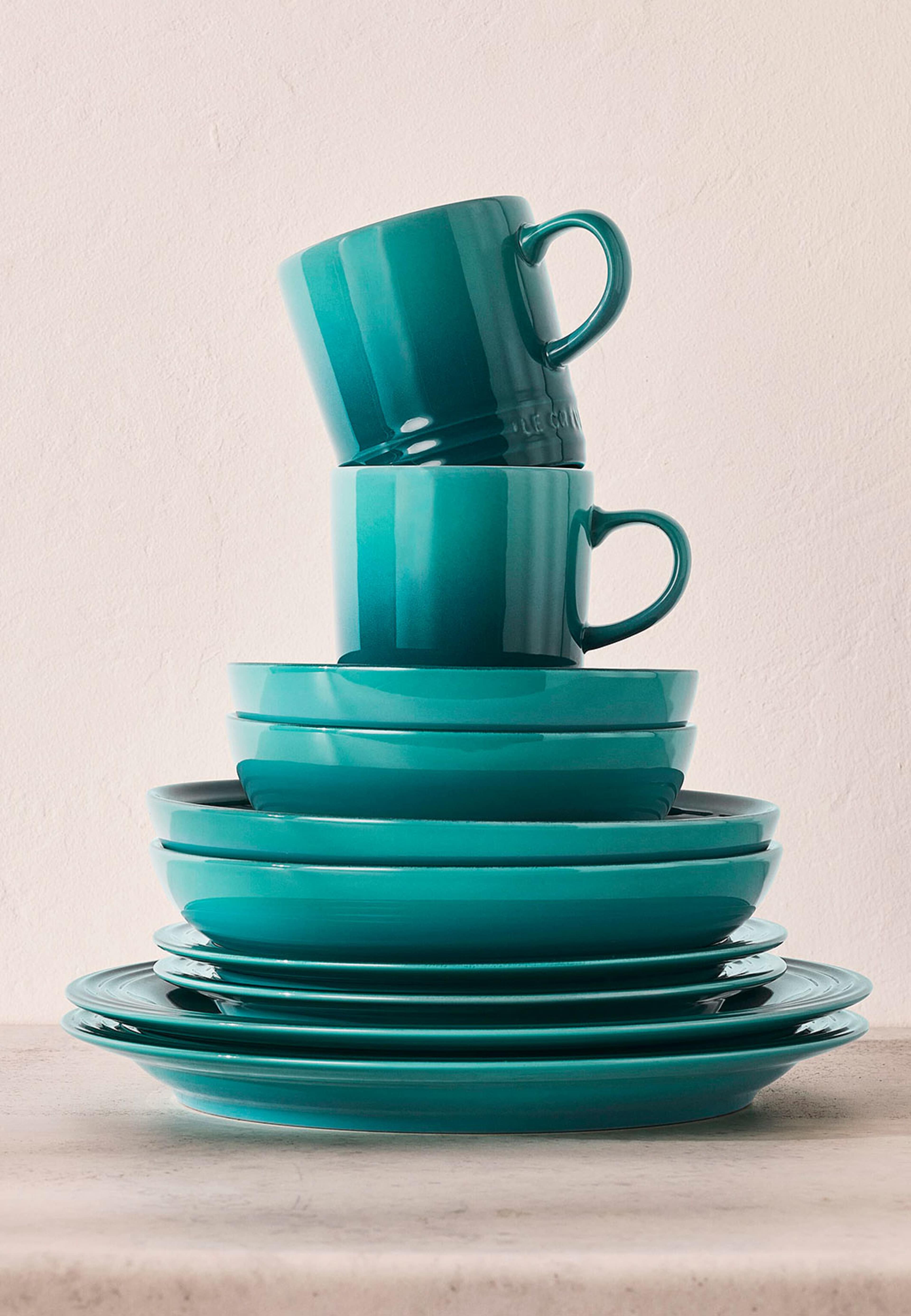 Signature stengods middagstallrik 27cm Bleu Riviera, från Le Creuset, i färgen Bleu Riviera. Klicka för att öppna bilden i stort format