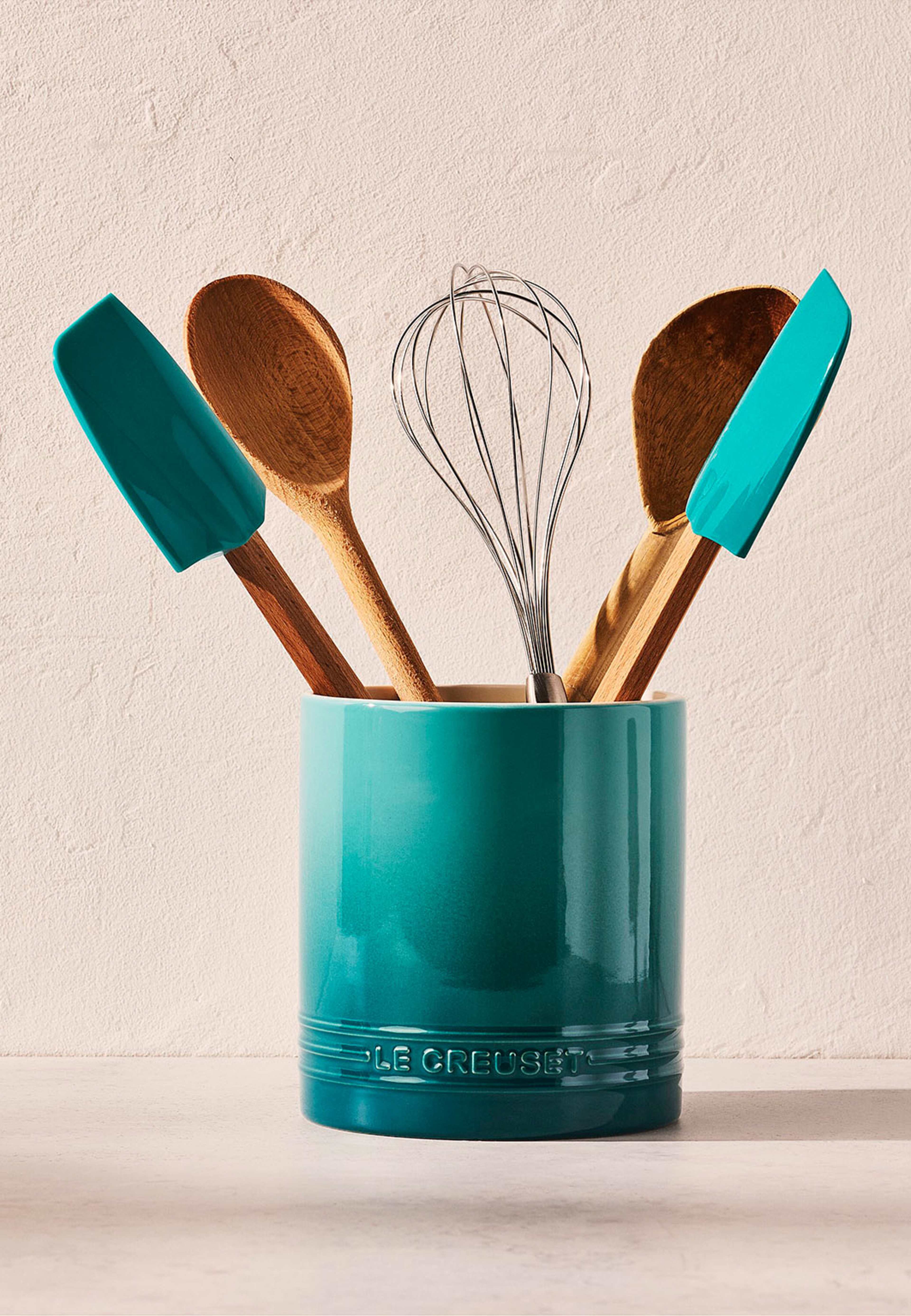 Craft stor grytsked Bleu Riviera, från Le Creuset, i färgen Bleu Riviera. Klicka för att öppna bilden i stort format