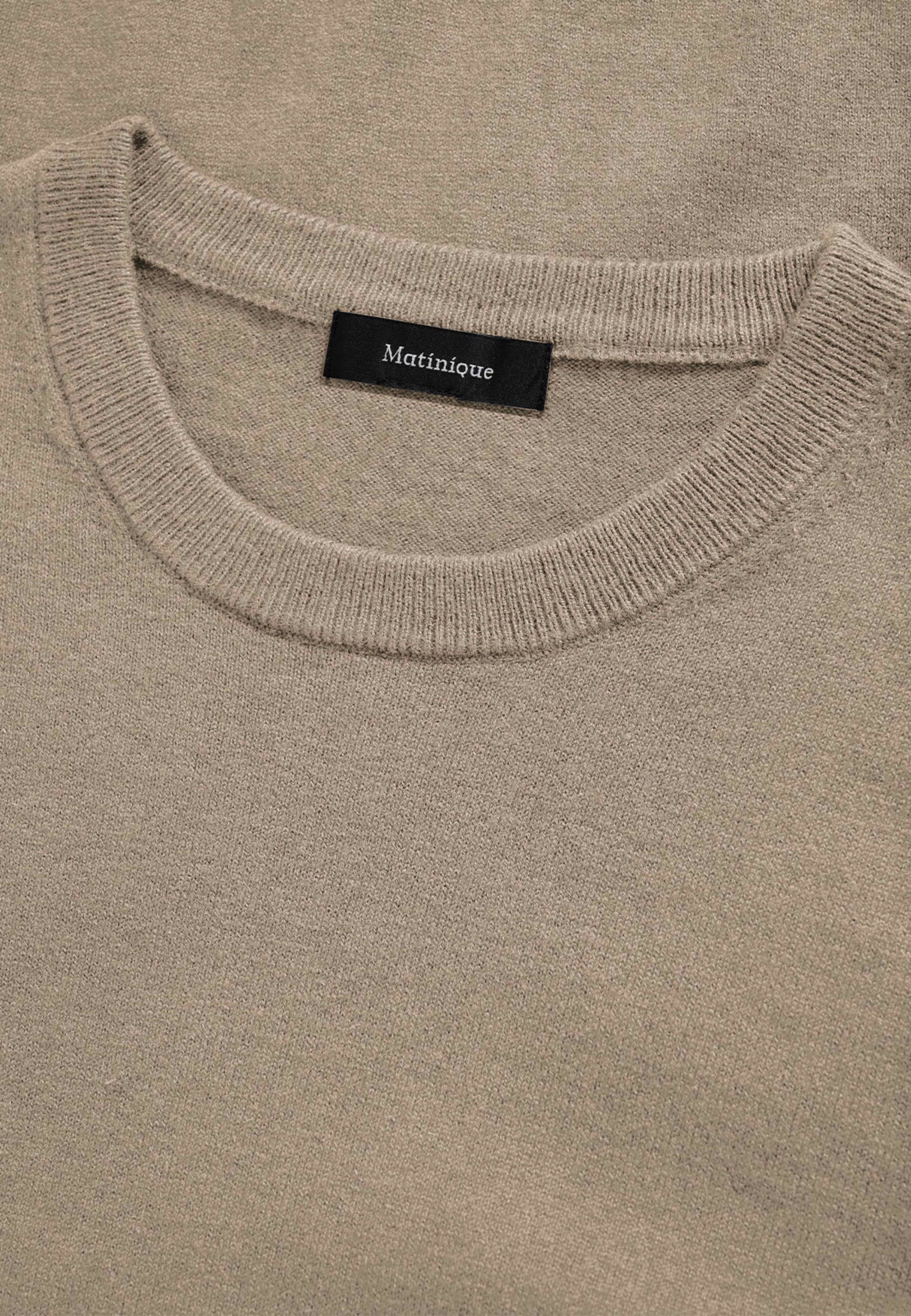 MAHenri Pullover, från Matinique, i färgen Brindle Melange. Klicka för att öppna bilden i stort format