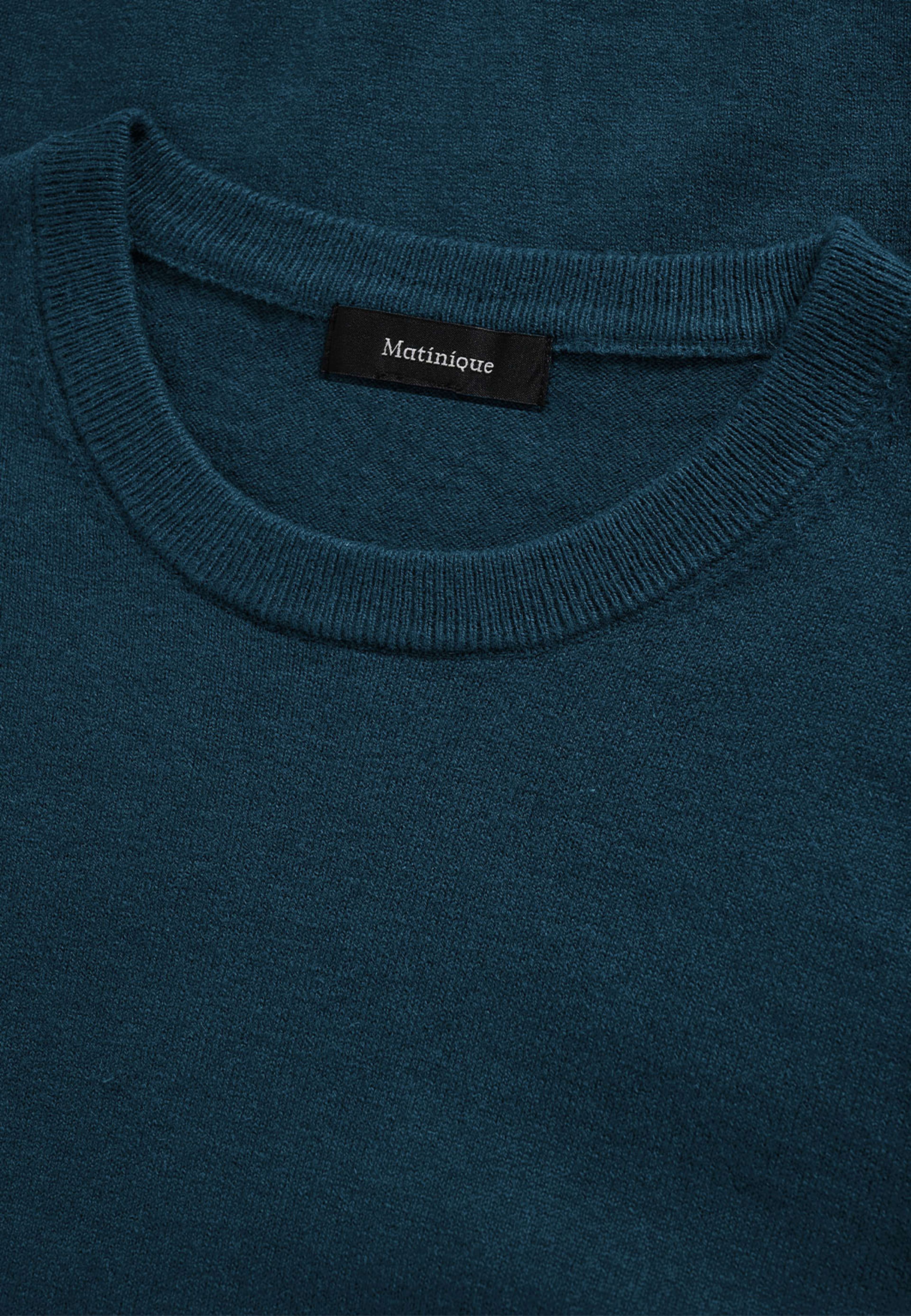 MAHenri Pullover, från Matinique, i färgen Smoke Blue Melange. Klicka för att öppna bilden i stort format