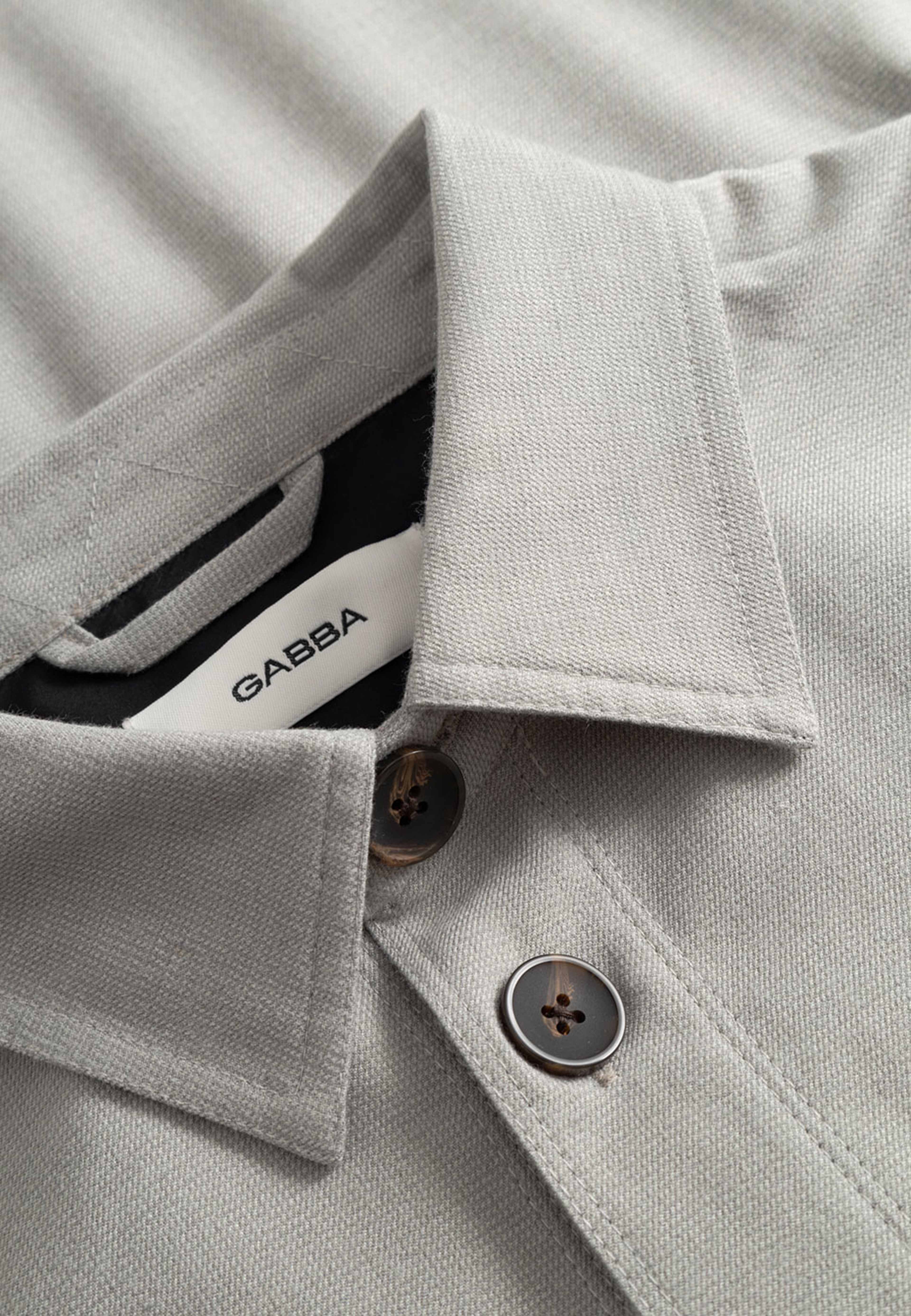 Togger Base Deme LS Overshirt, från GABBA, i färgen Mineral Gray. Klicka för att öppna bilden i stort format