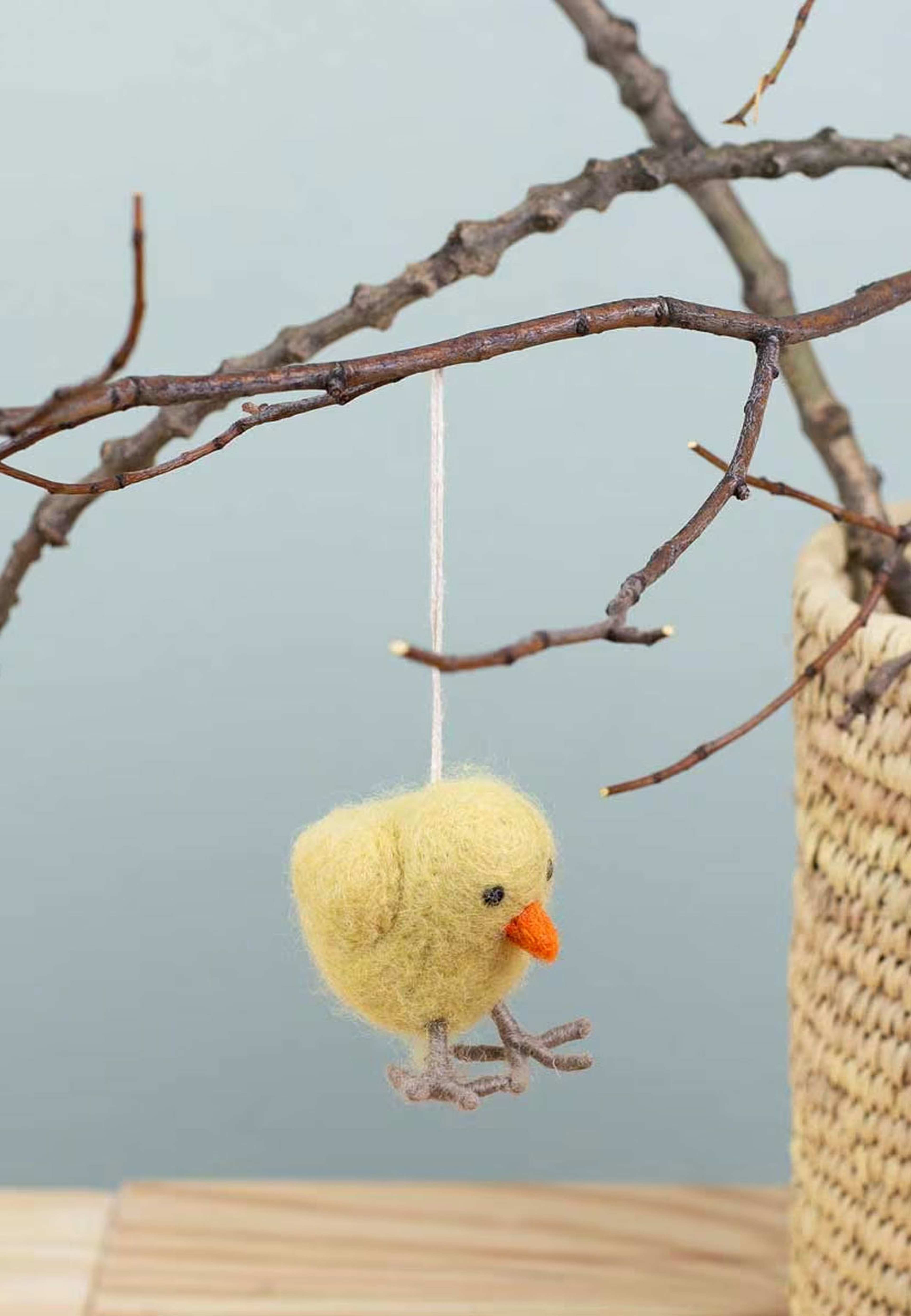 Pippi påskhänge, från A World of Craft, i färgen Gul. Klicka för att öppna bilden i stort format