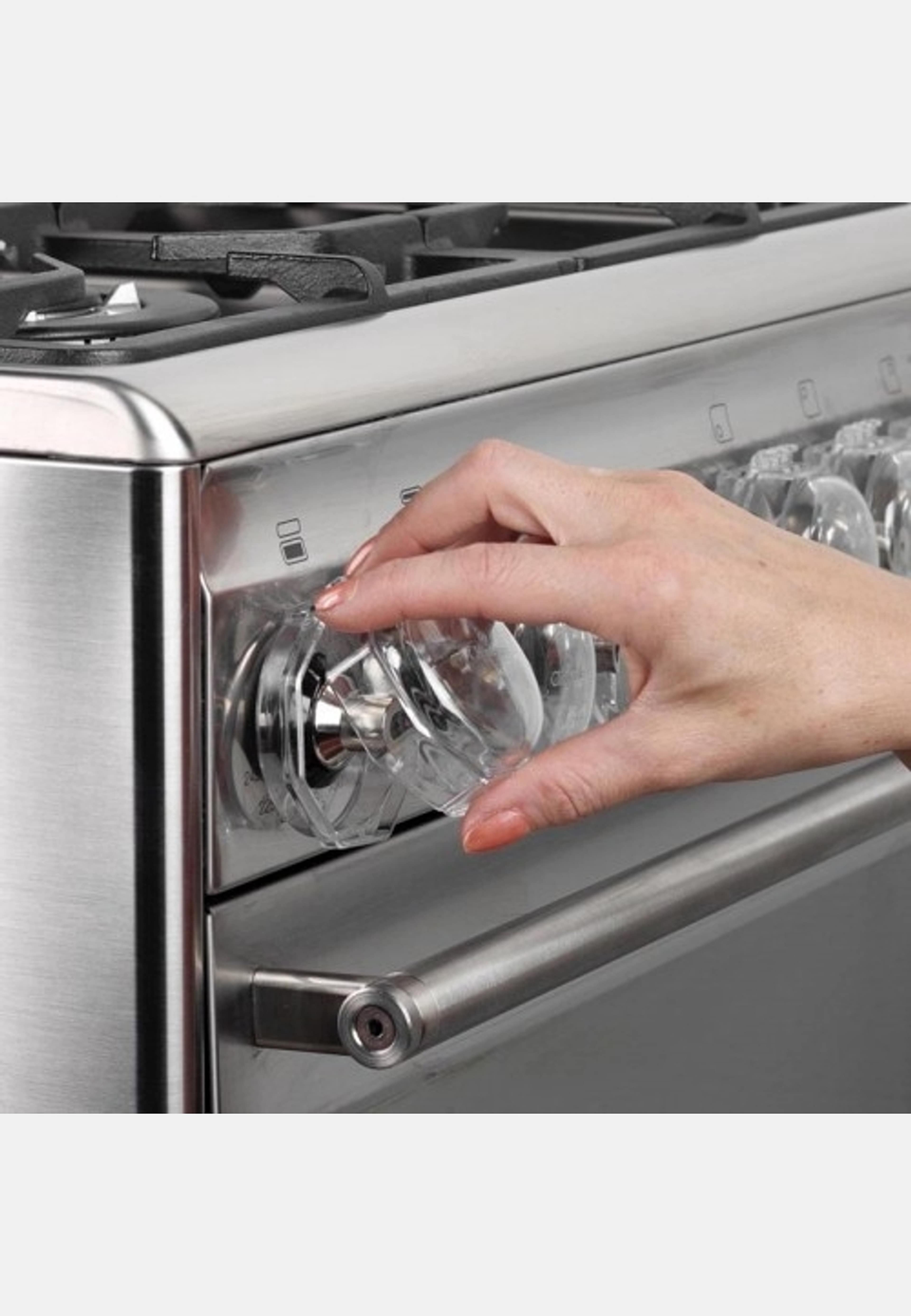 Knappskydd Spis Safetylock Ida Homesafety 4-pack, från HomeSafety, i färgen Transparent. Klicka för att öppna bilden i stort format