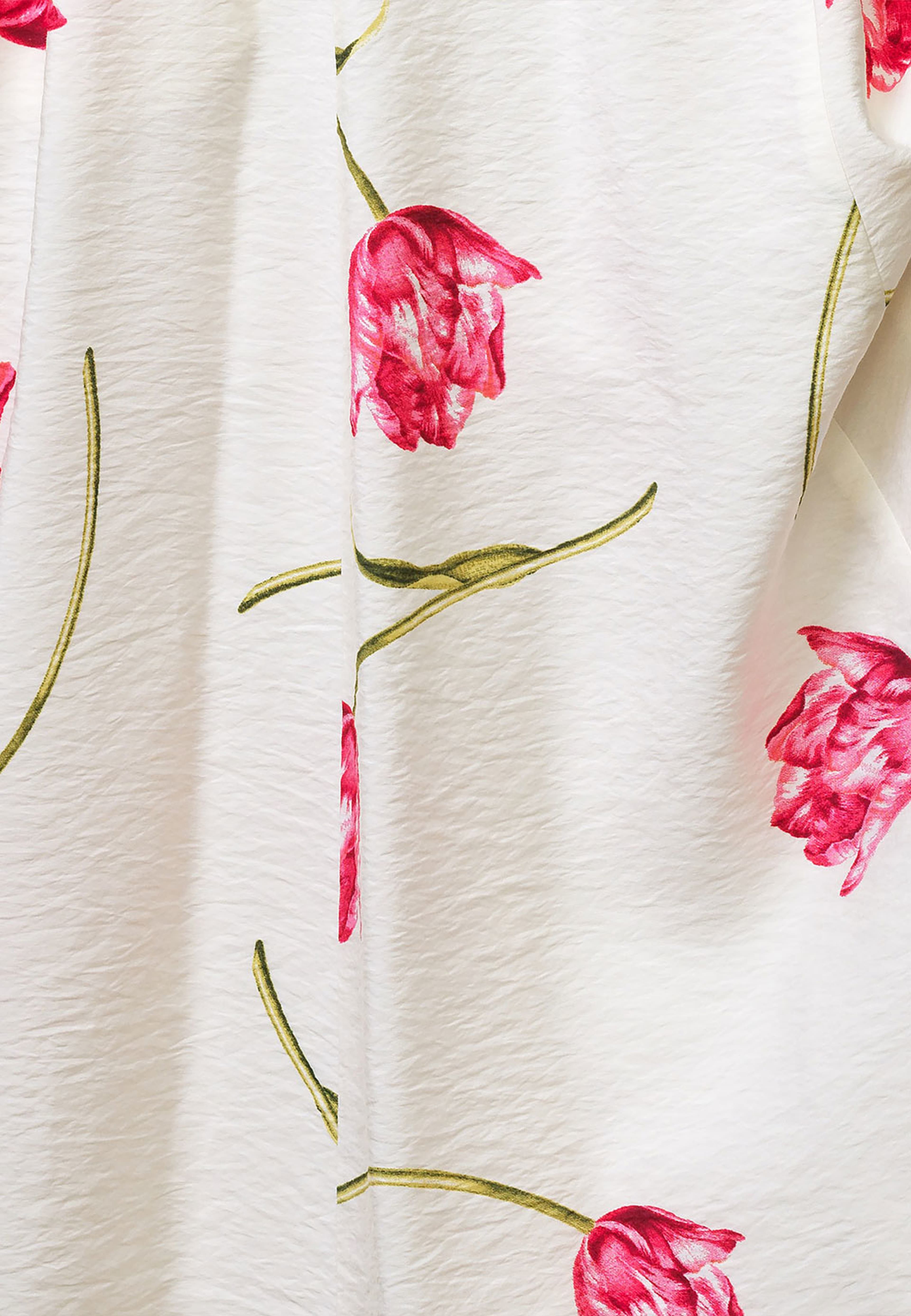 Cressida Faron Drape Midi Dress, från French Connection, i färgen Ivory Multi. Klicka för att öppna bilden i stort format