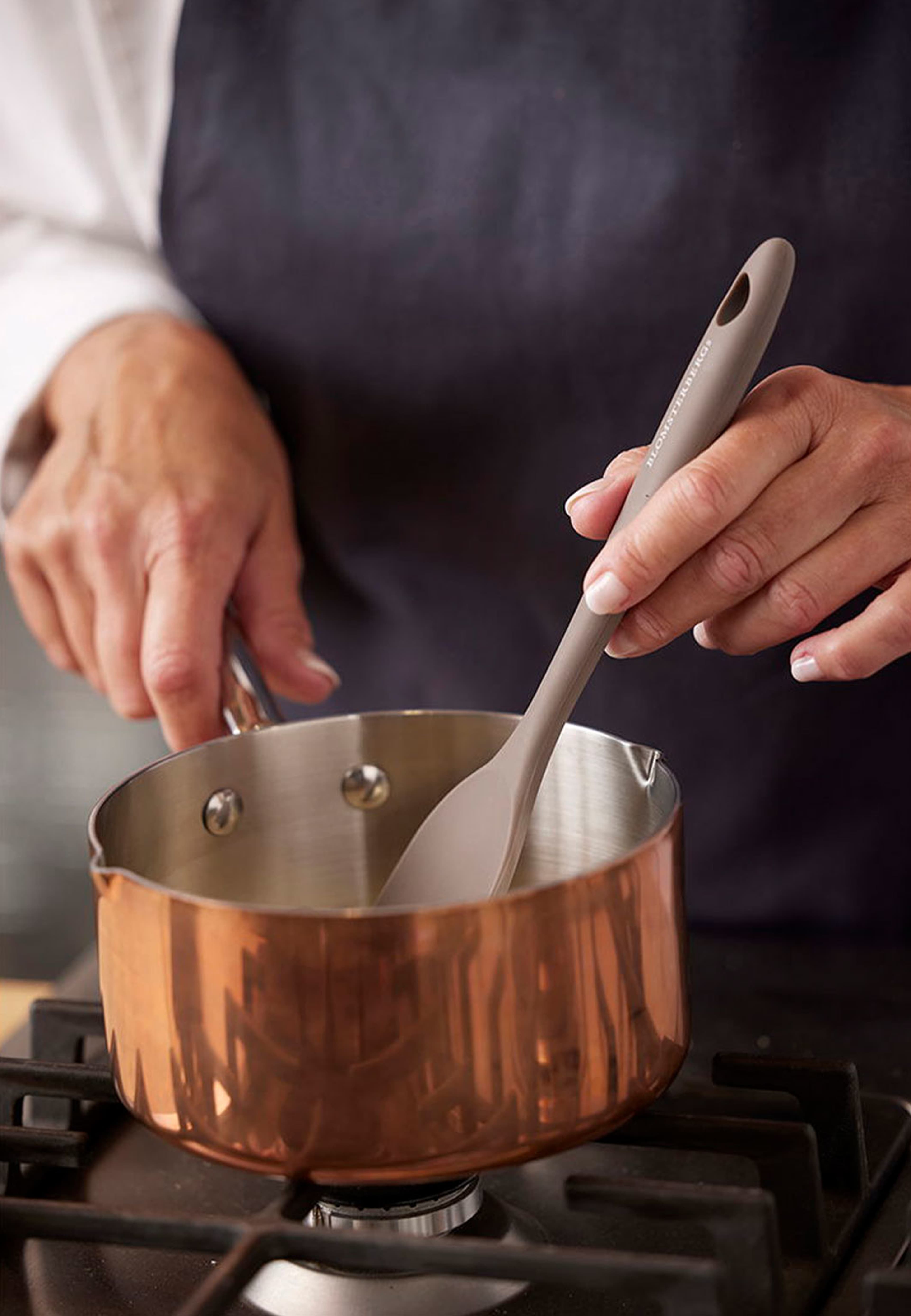 Grytsked 27 cm Latte Silikon, från Blomsterbergs, i färgen Latte. Klicka för att öppna bilden i stort format