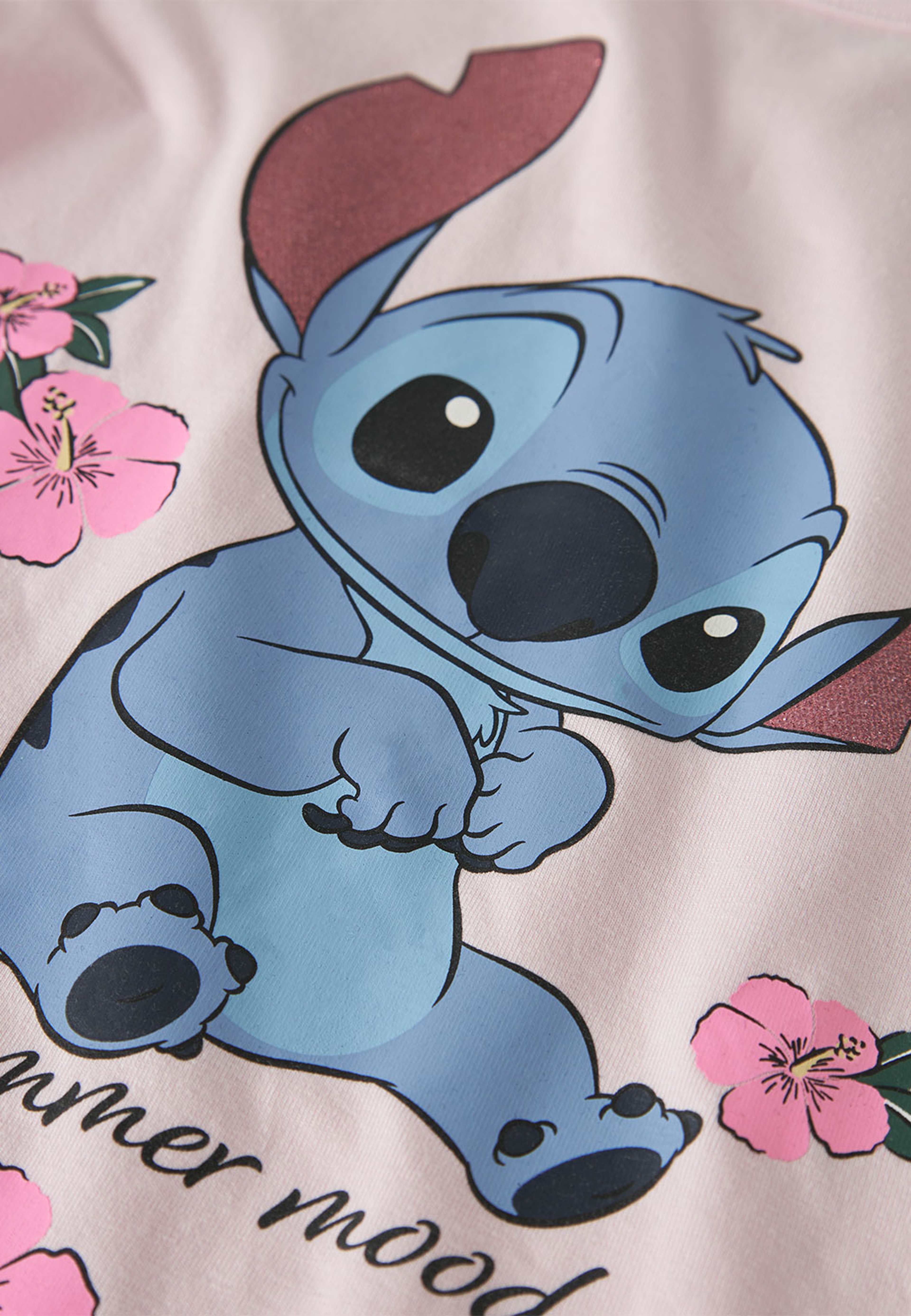 T-shirt Stitch, från Name It, i färgen Cradle Pink. Klicka för att öppna bilden i stort format