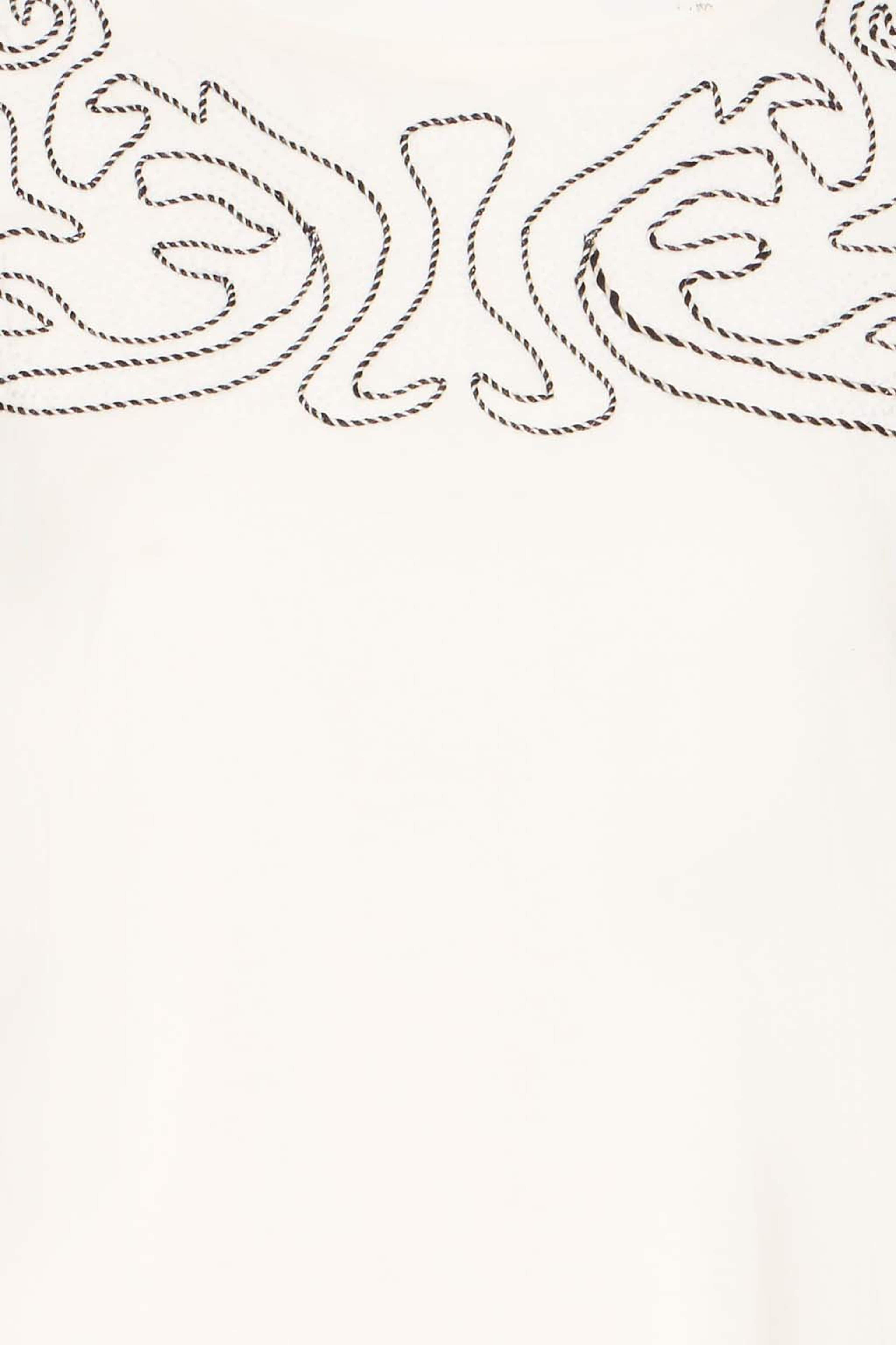 FRCATORI TEE 1, från Fransa, i färgen Whisper White Emb.. Klicka för att öppna bilden i stort format