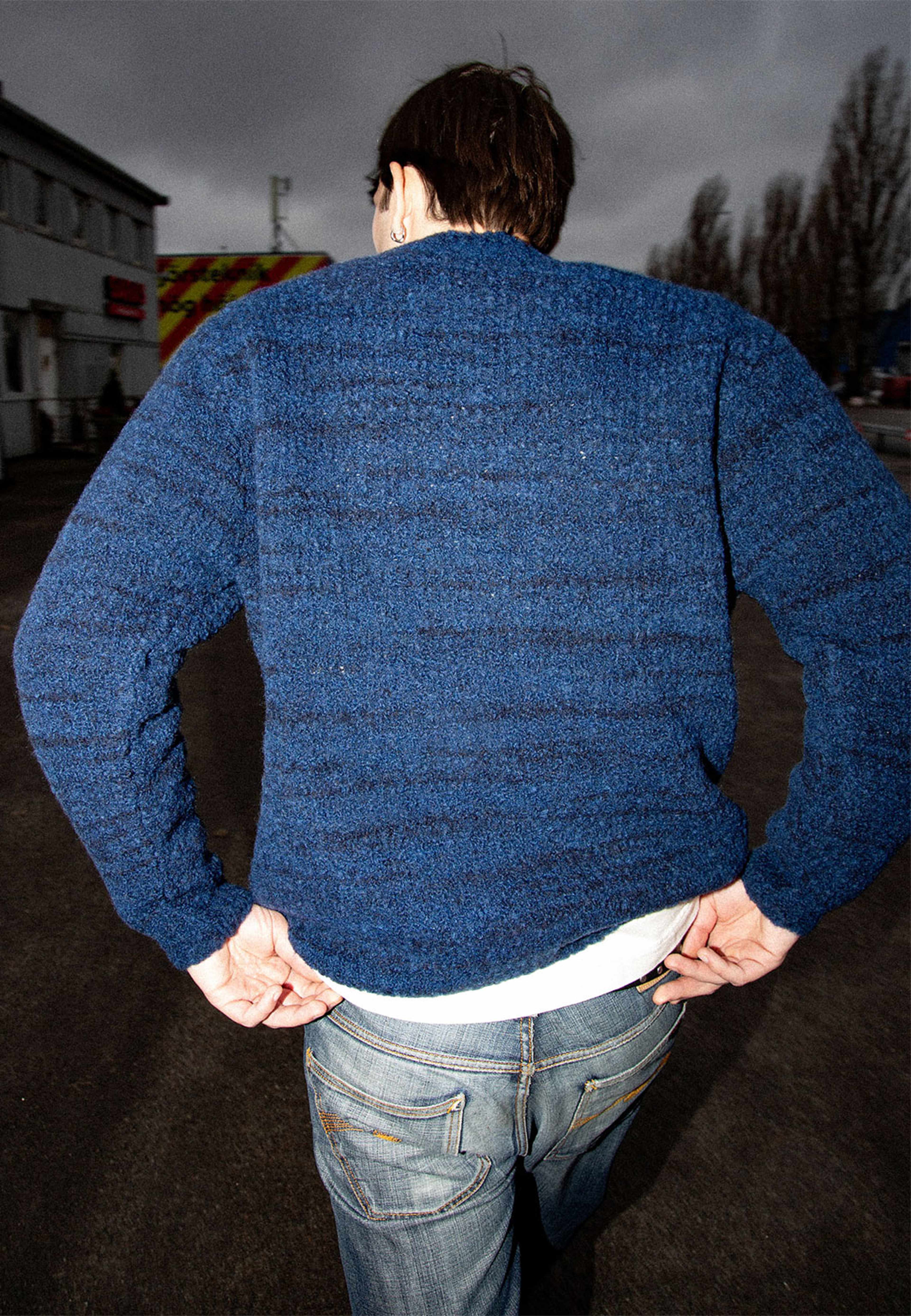 Gurra Boucle Sweater, från Nudie Jeans, i färgen Multi. Klicka för att öppna bilden i stort format