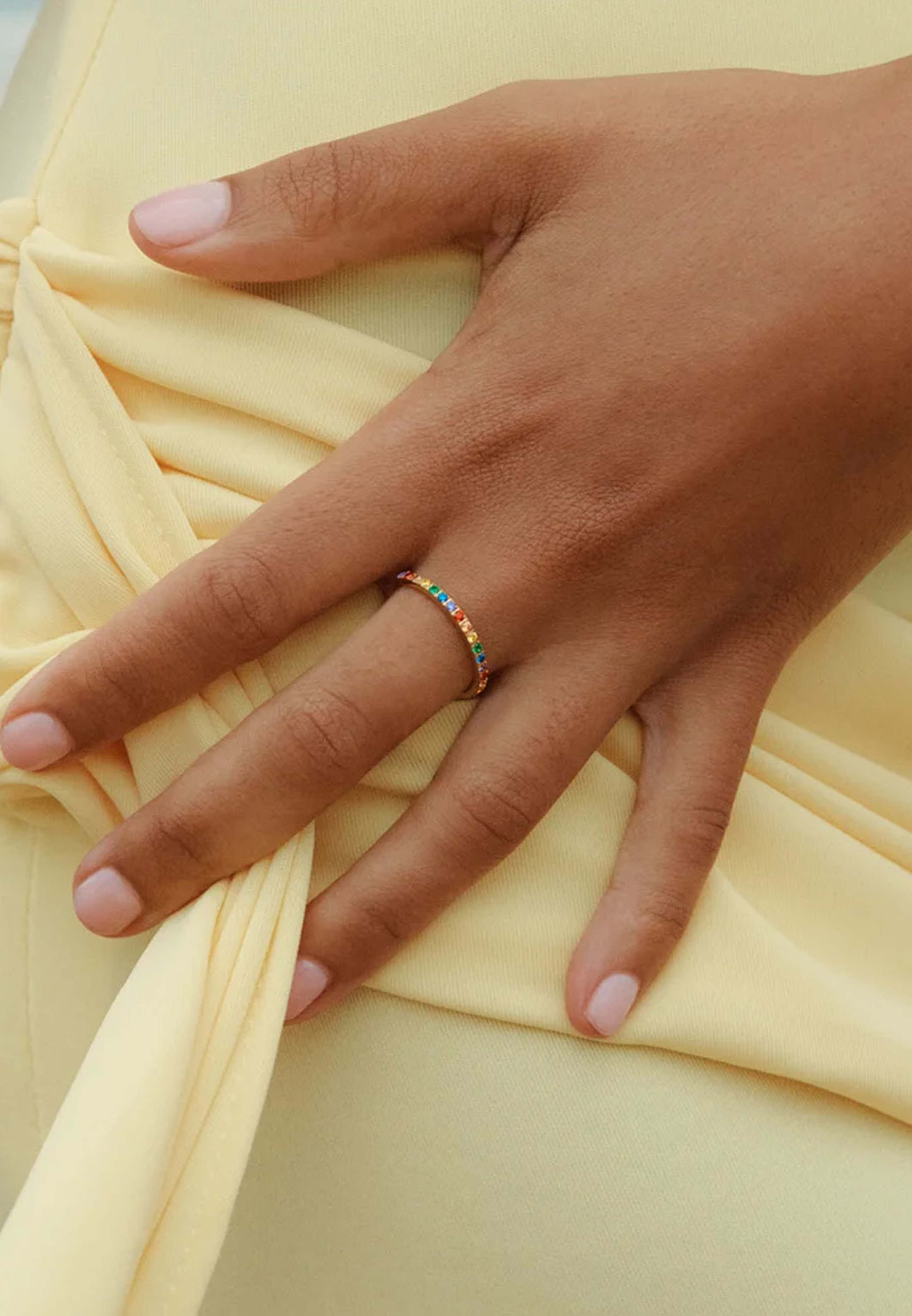 Rainbow Ring Gold/Multi, från Edblad, i färgen Gold. Klicka för att öppna bilden i stort format