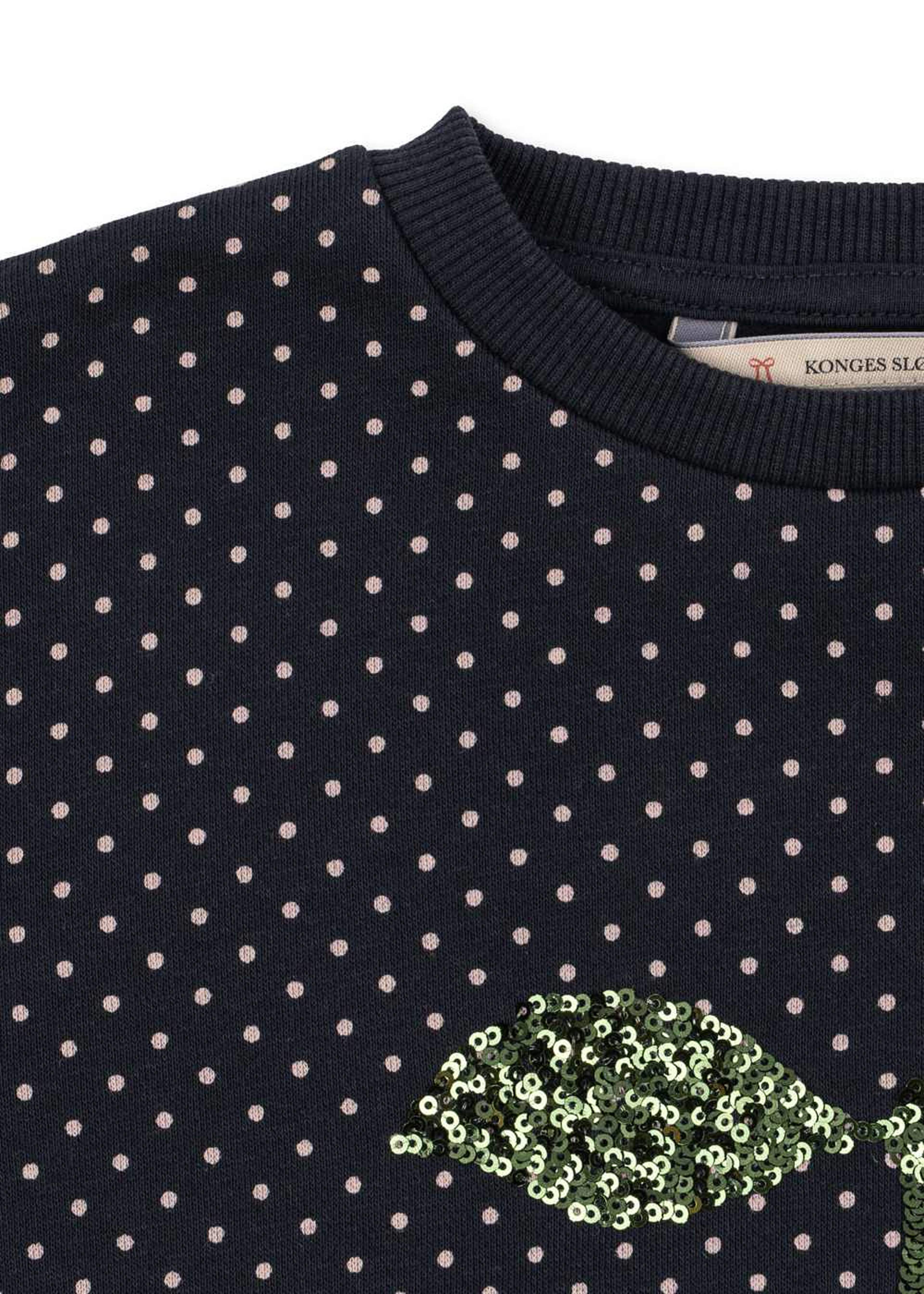 LOU DOT SEQUIN SWEAT SHIRT, från Konges Sløjd, i färgen Dot Tout Petite. Klicka för att öppna bilden i stort format