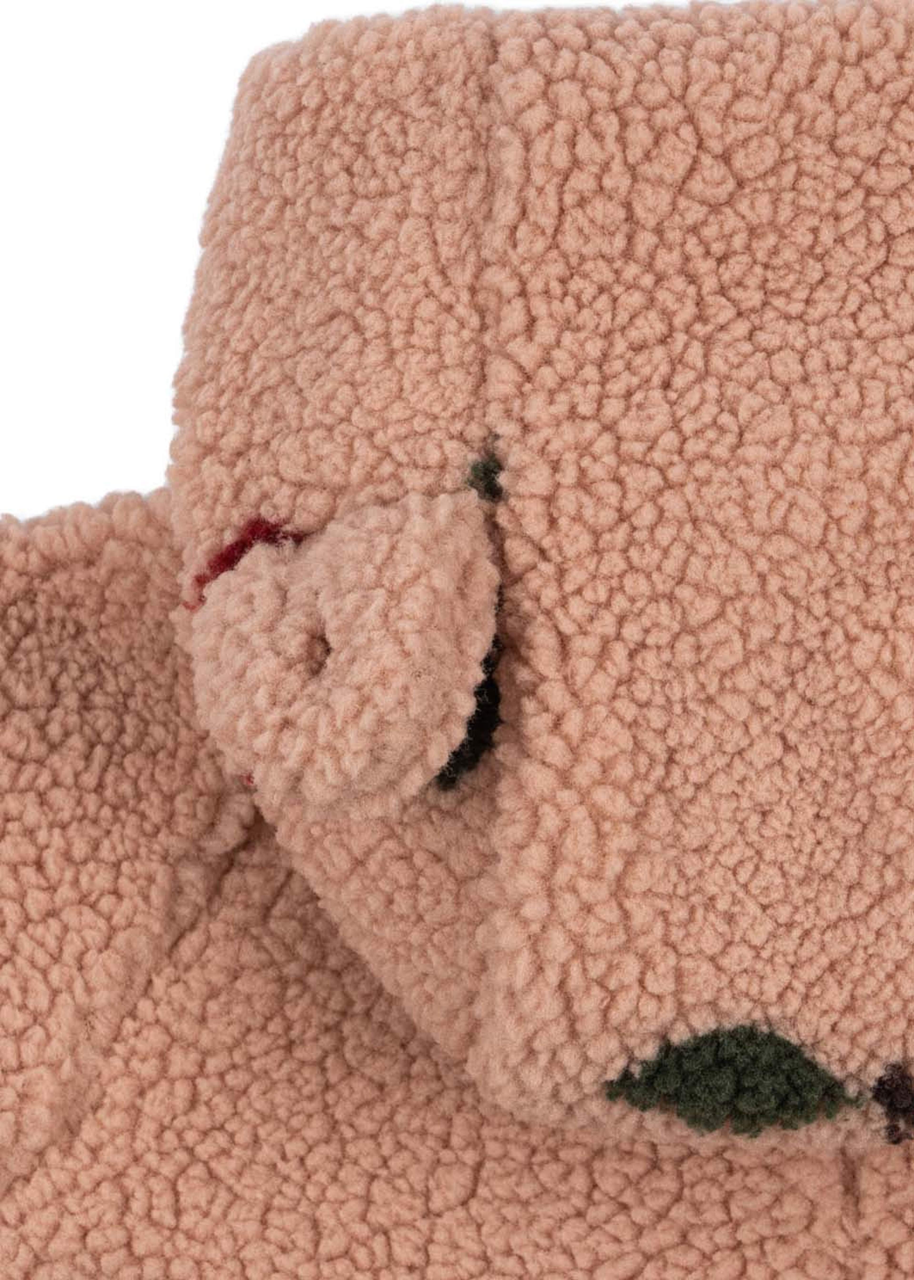JODY TEDDY ONESIE GRS, från Konges Sløjd, i färgen Ma Grande Cerise Blush. Klicka för att öppna bilden i stort format