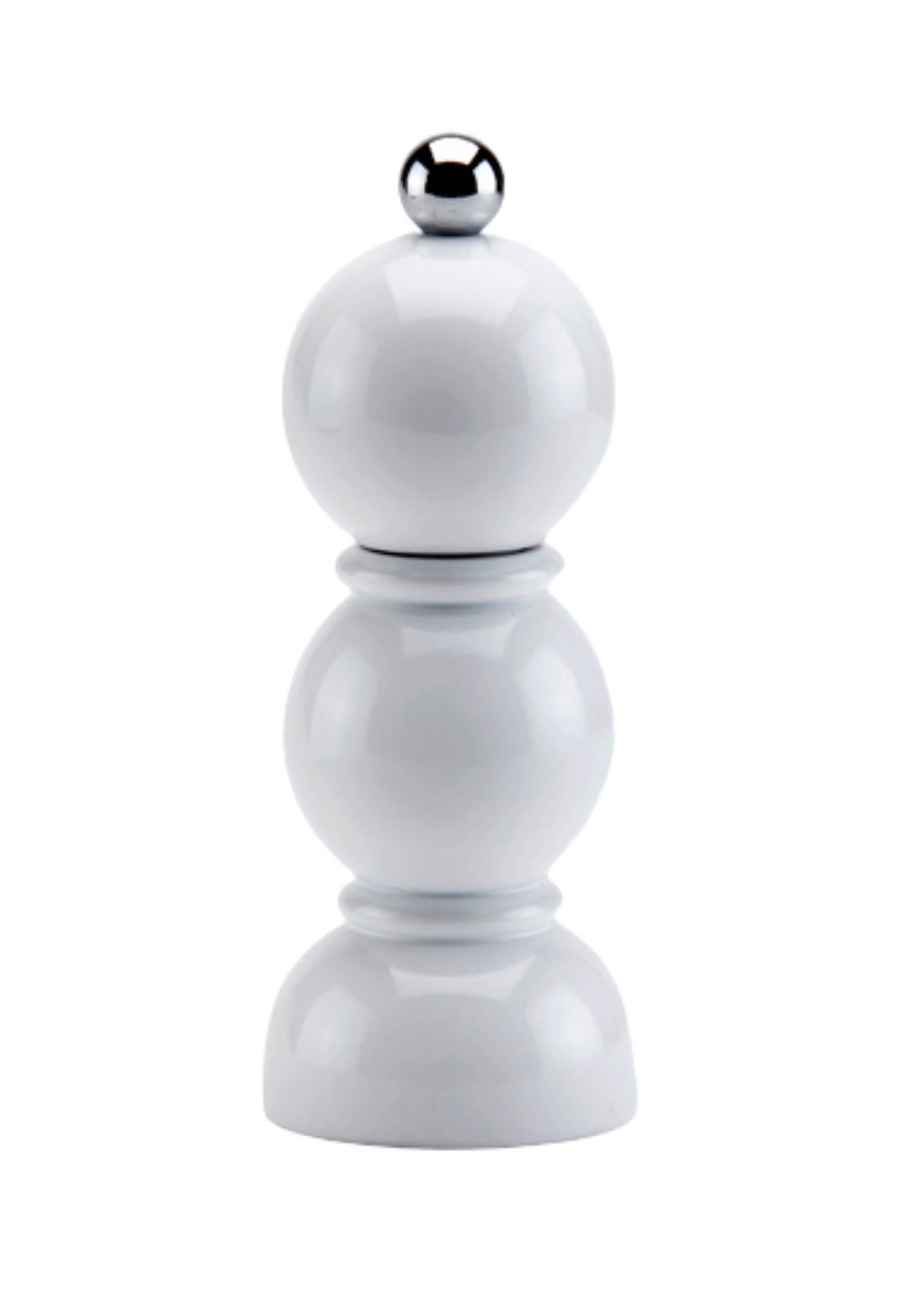 Salt/ Pepparkvarn Mini Bobbin White 14 cm, från Addison Ross, i färgen White. Klicka för att öppna bilden i stort format