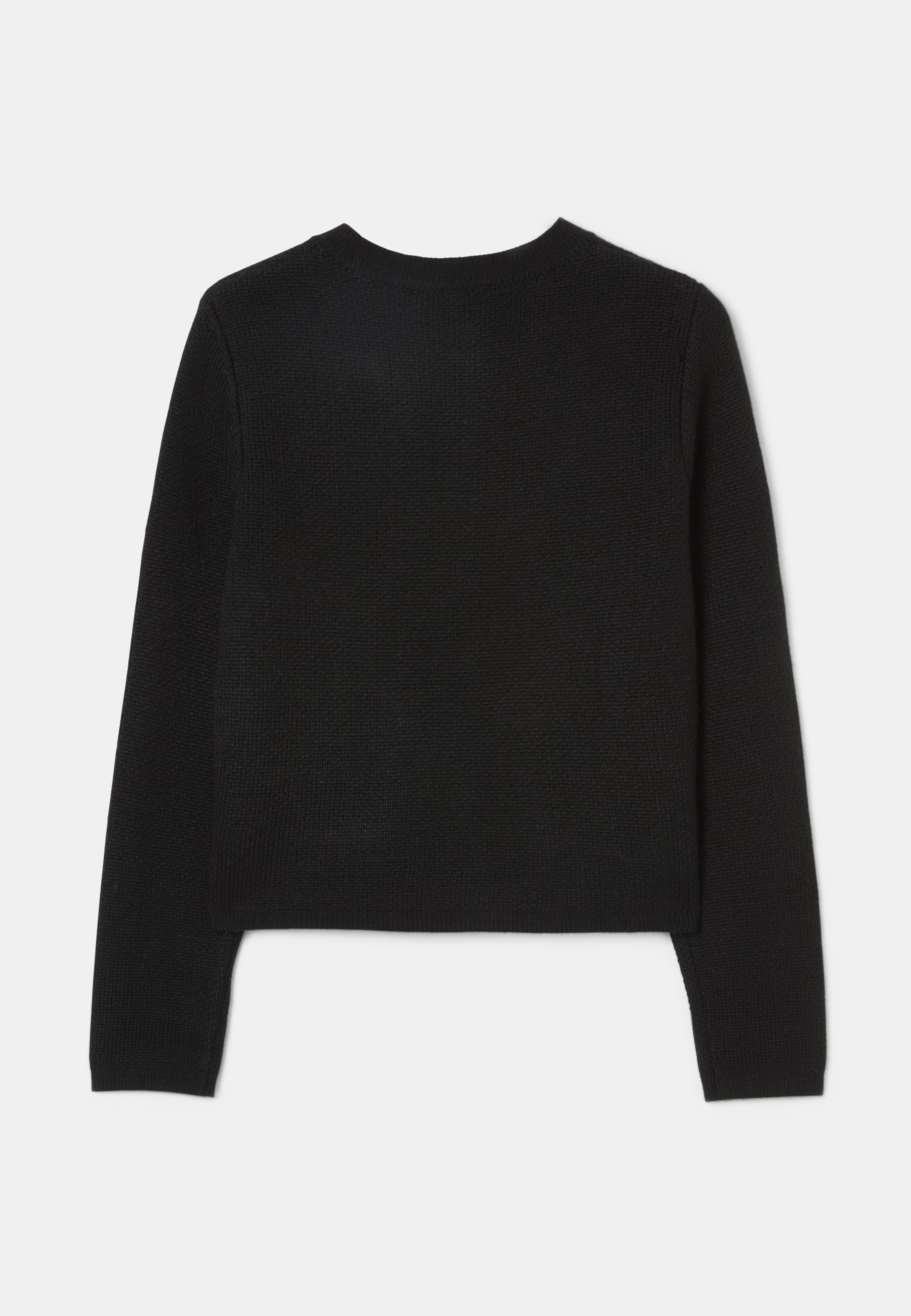 Elbie Silverbutton Knit Cardigan, från Neo Noir, i färgen Black. Klicka för att öppna bilden i stort format