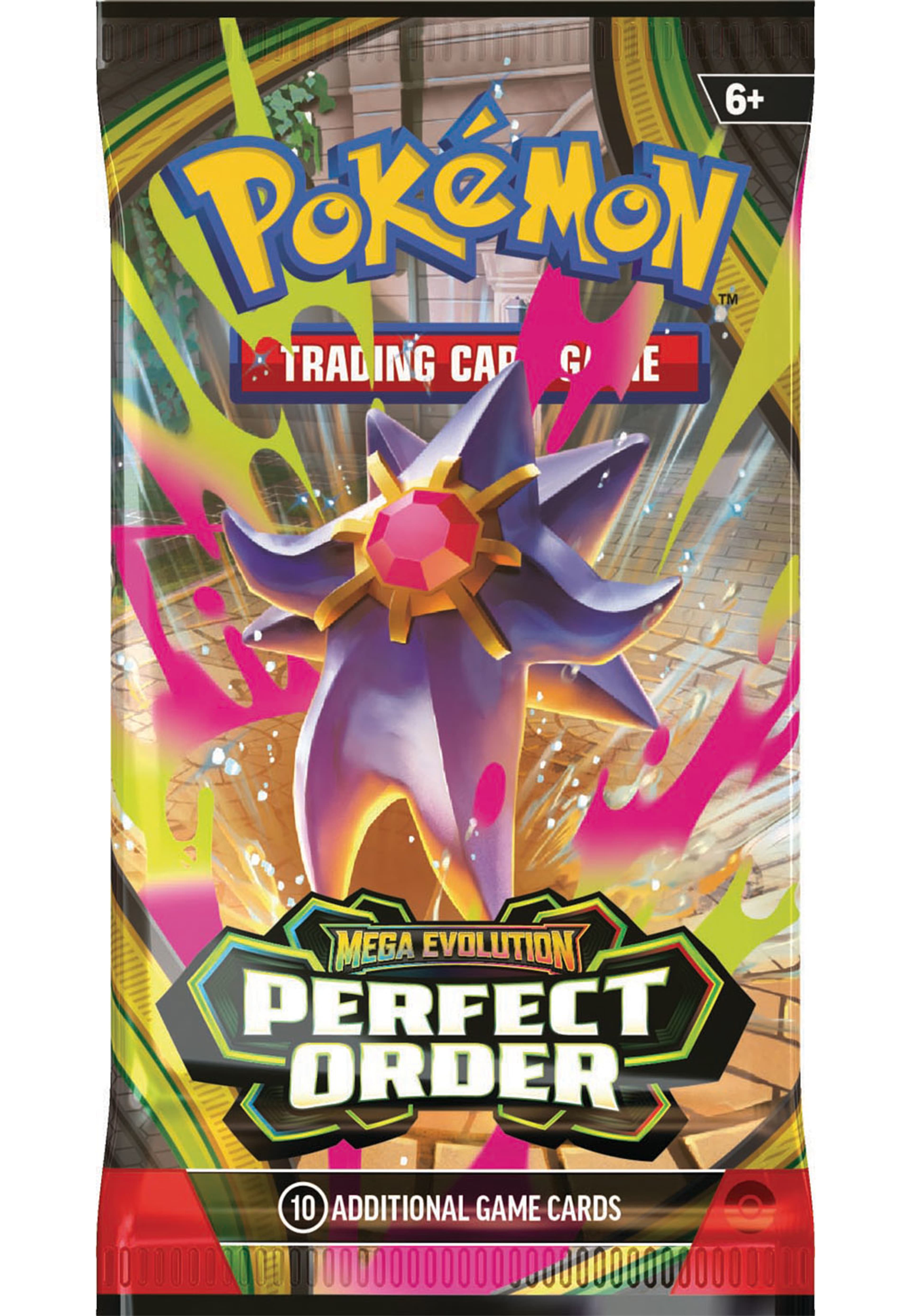Pokémon ME03 Perfect Order booster, från POKEMON. Klicka för att öppna bilden i stort format