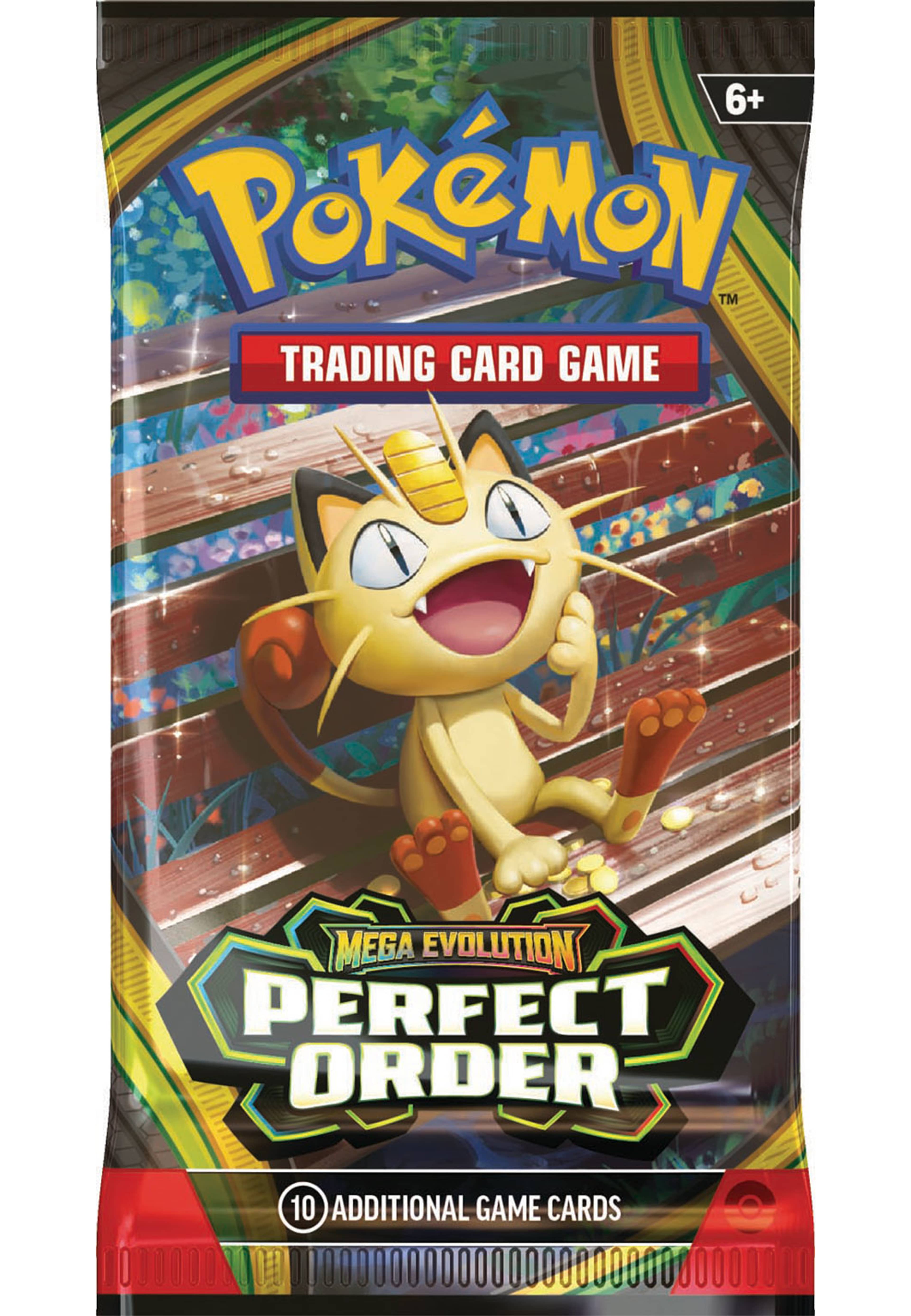 Pokémon ME03 Perfect Order booster, från POKEMON. Klicka för att öppna bilden i stort format