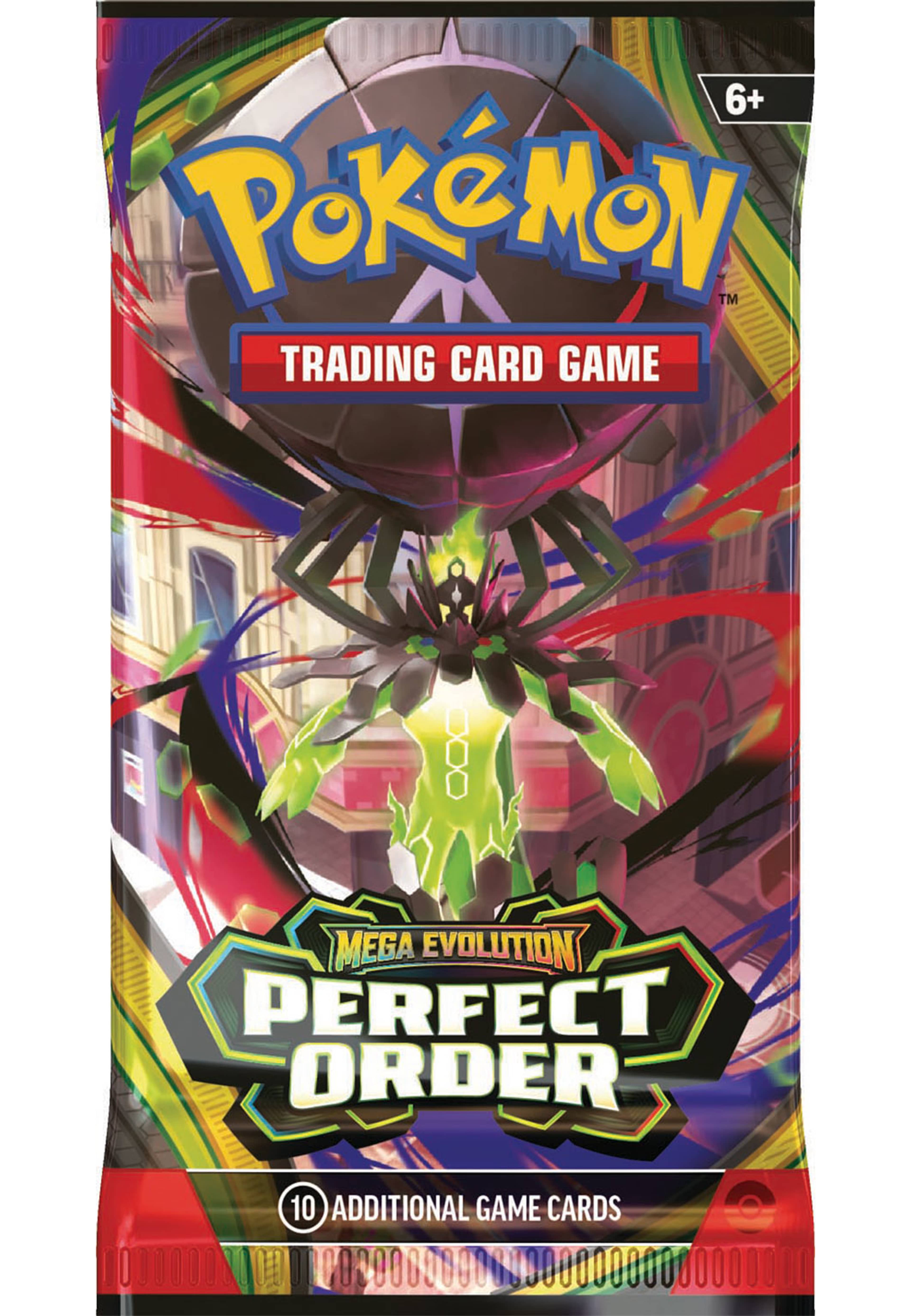 Pokémon ME03 Perfect Order booster, från POKEMON. Klicka för att öppna bilden i stort format