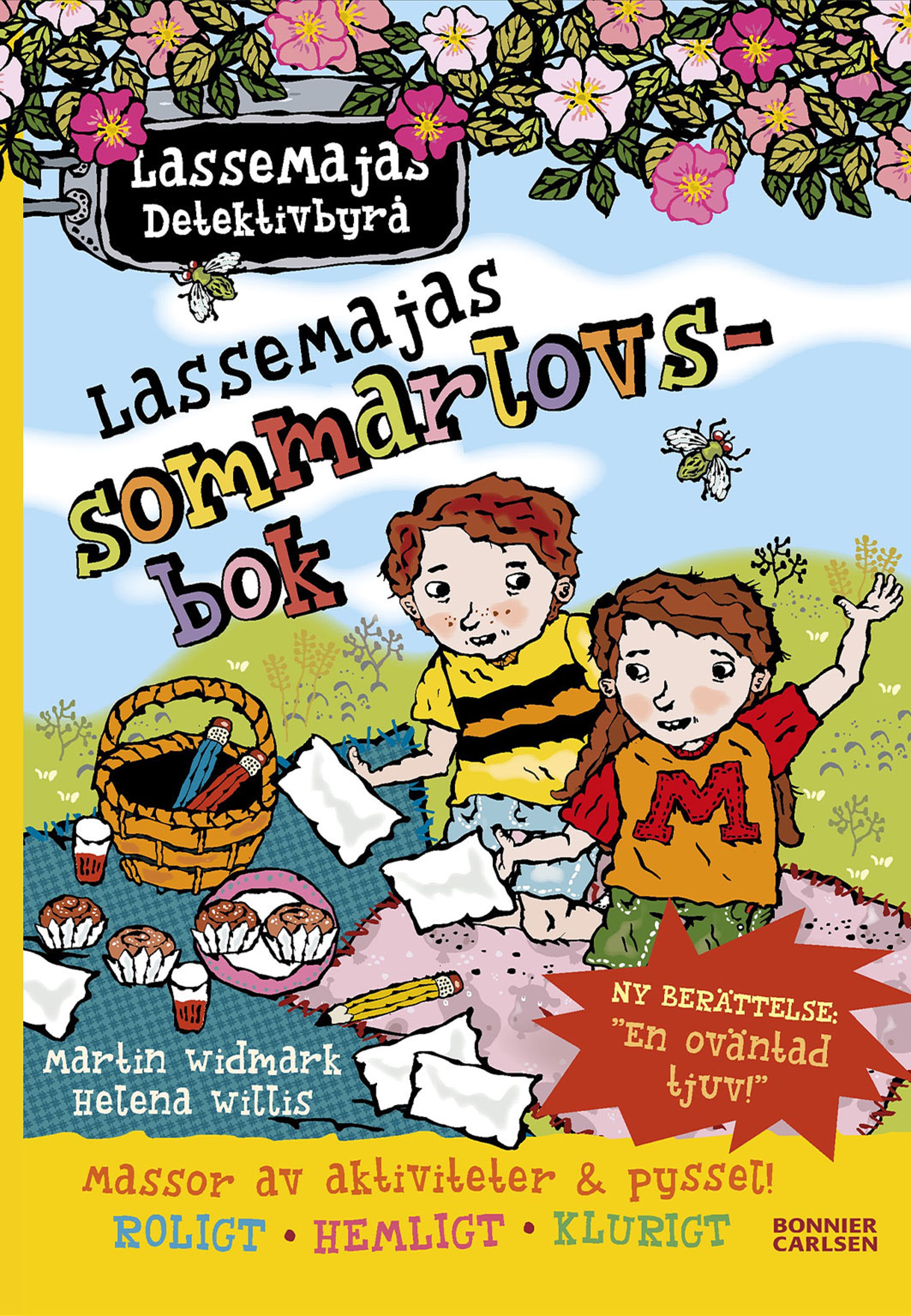 LasseMajas sommarlovsbok. En oväntad tjuv!, från Bonnier Carlsen. Klicka för att öppna bilden i stort format