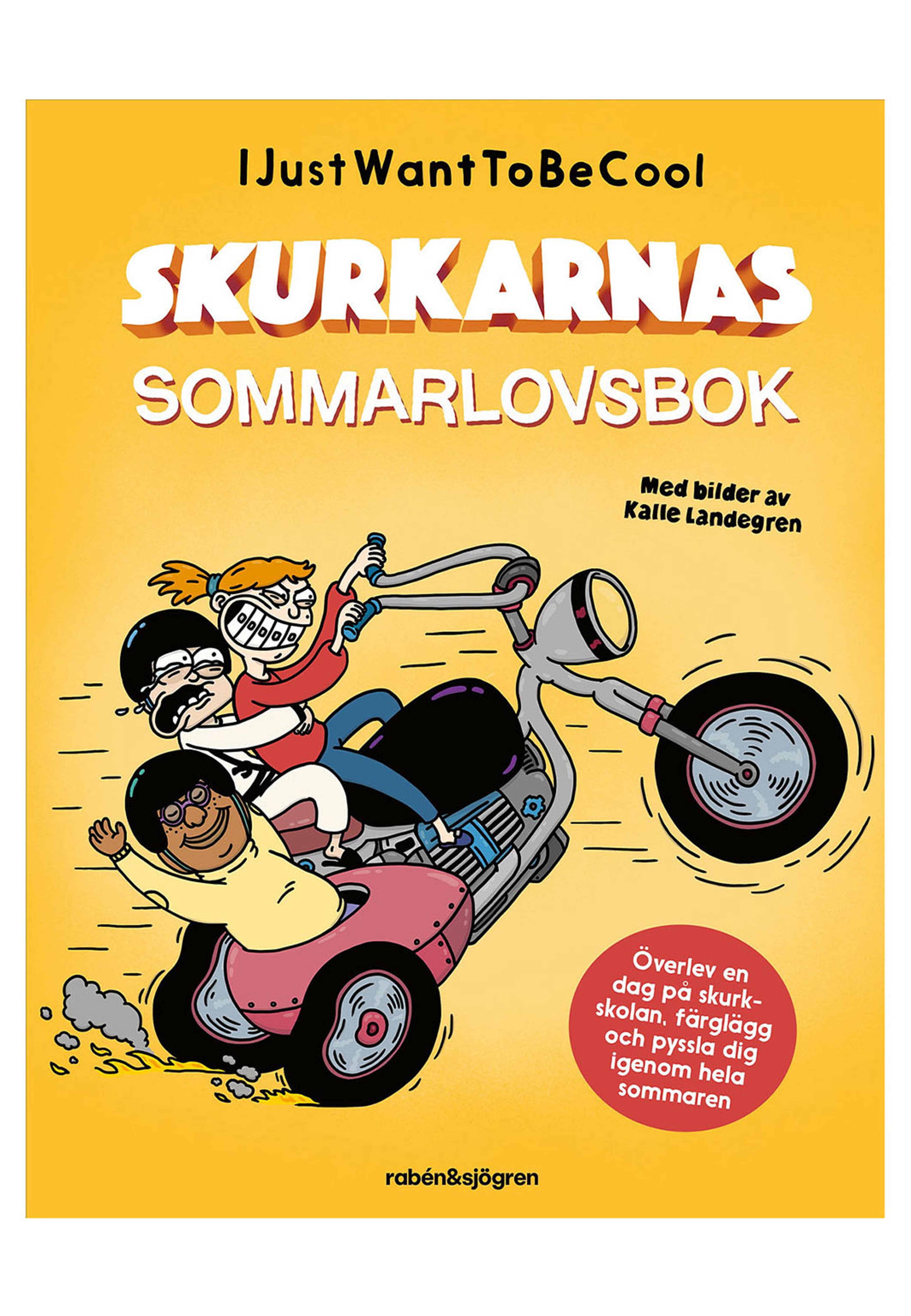 Skurkarnas sommarlovsbok 2026, från Ren. Klicka för att öppna bilden i stort format