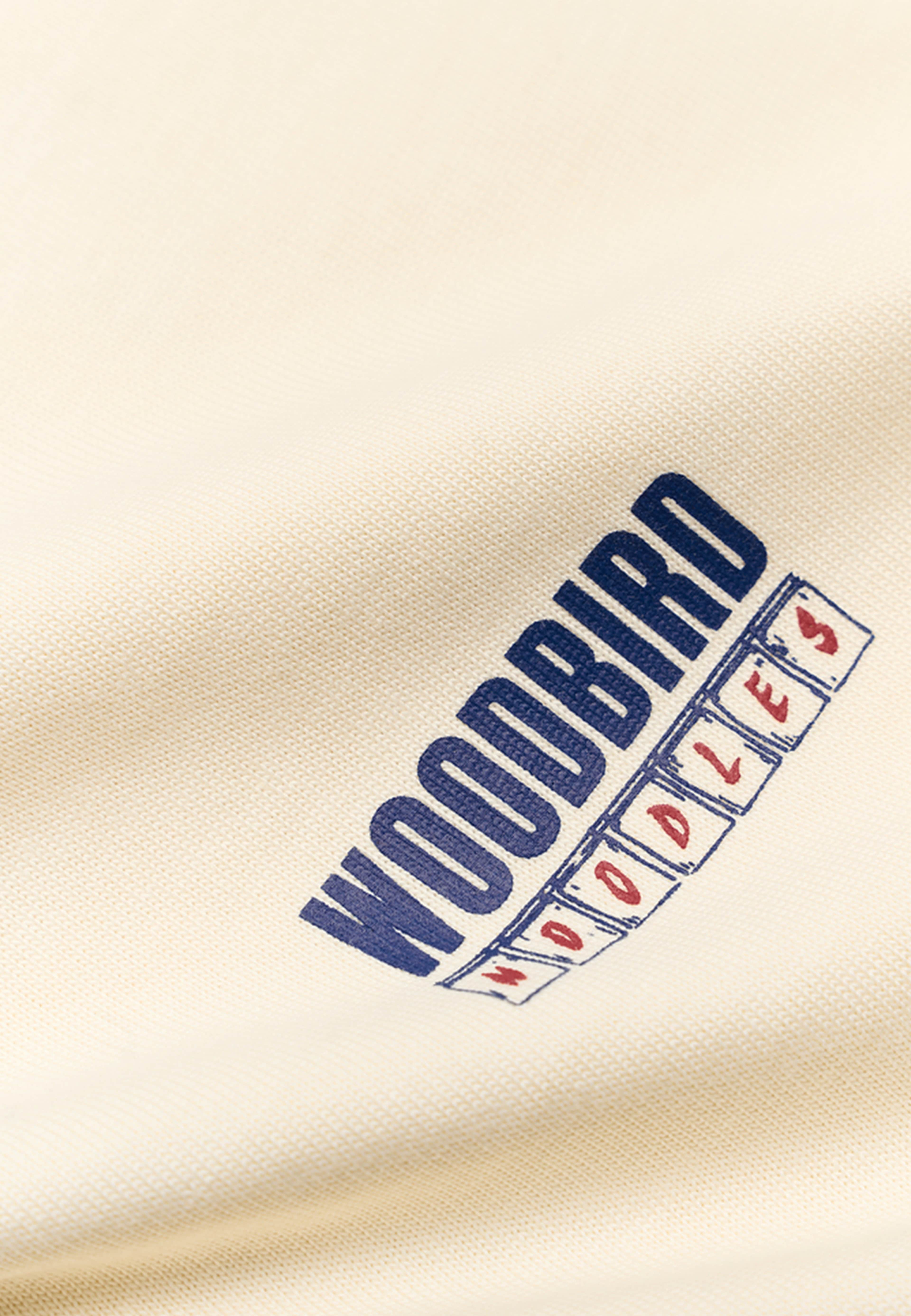 Beam Cart Tee, från Woodbird, i färgen Off White. Klicka för att öppna bilden i stort format