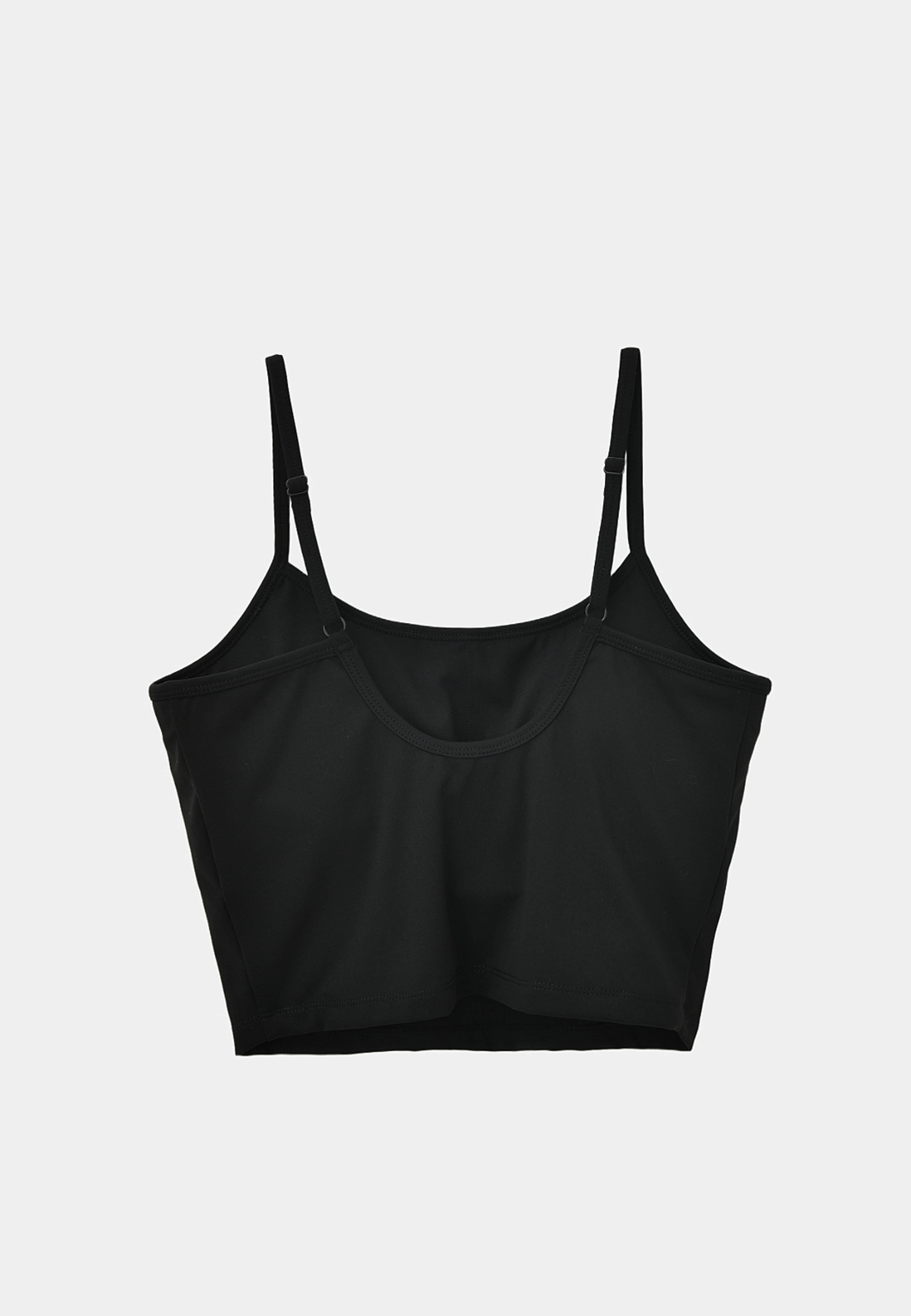 Sports top integral bra TEKLE, från AVOLA, i färgen Black. Klicka för att öppna bilden i stort format
