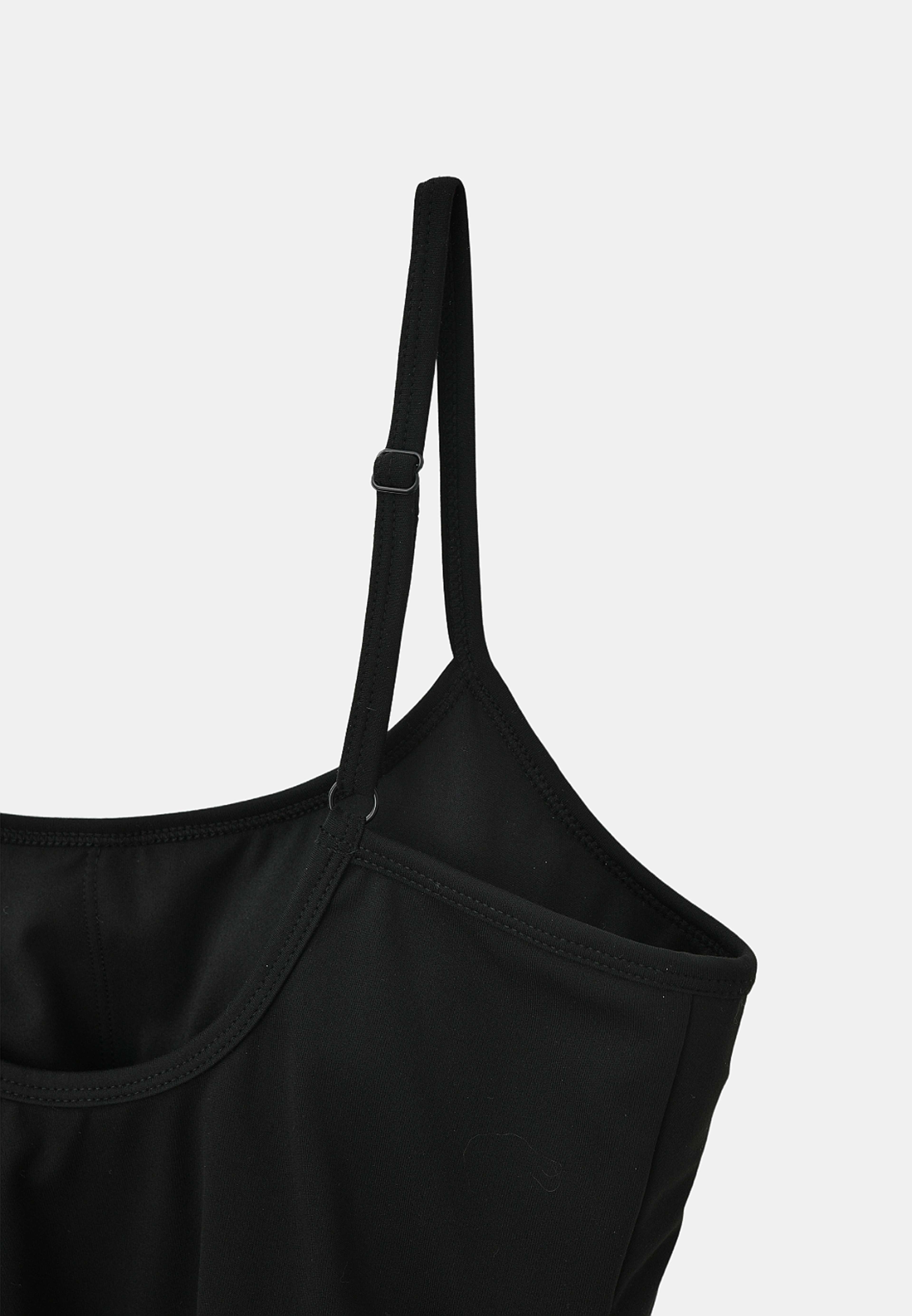 Sports top integral bra TEKLE, från AVOLA, i färgen Black. Klicka för att öppna bilden i stort format