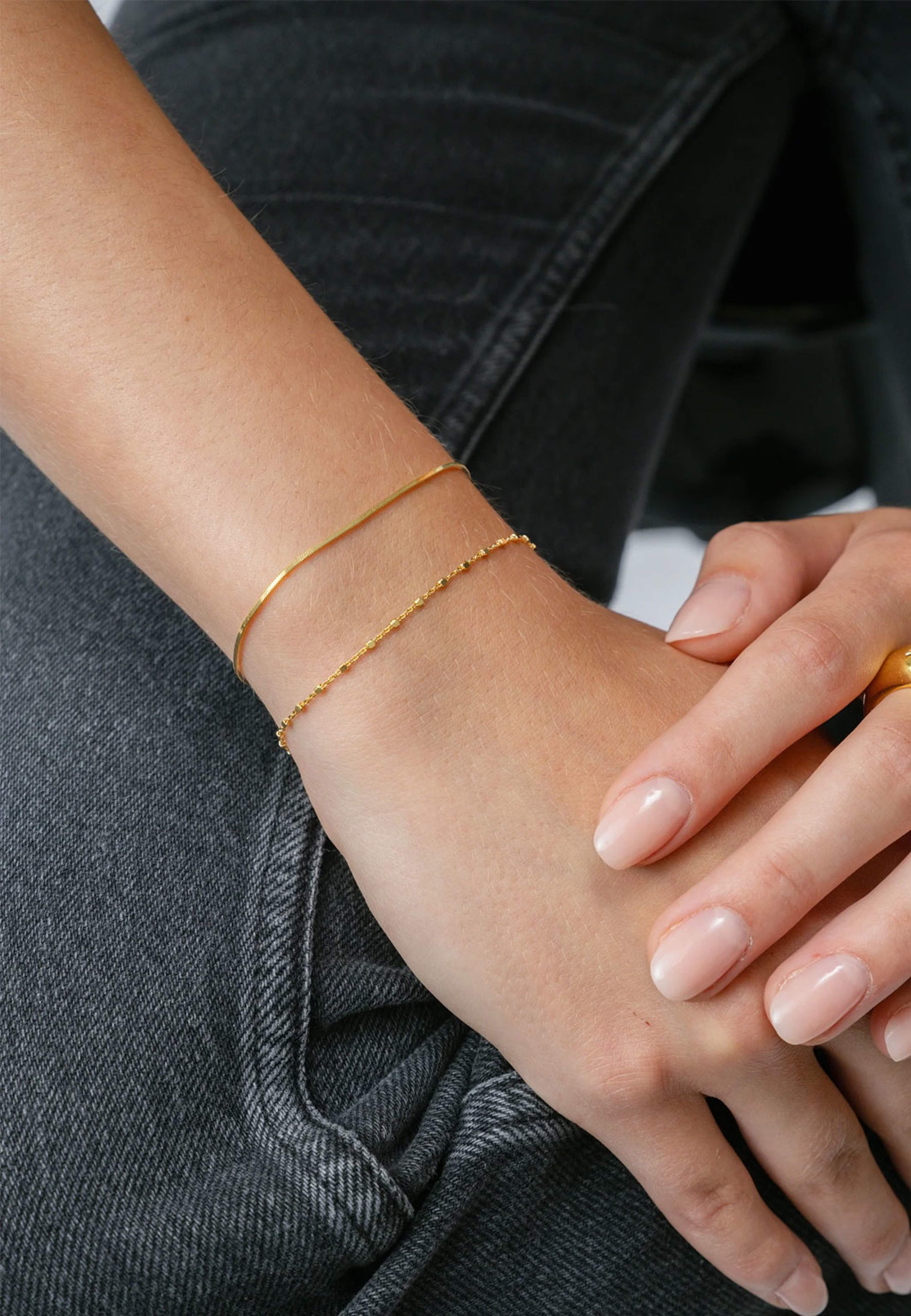 Sheer Station Bracelet, från Syster P, i färgen Gold. Klicka för att öppna bilden i stort format