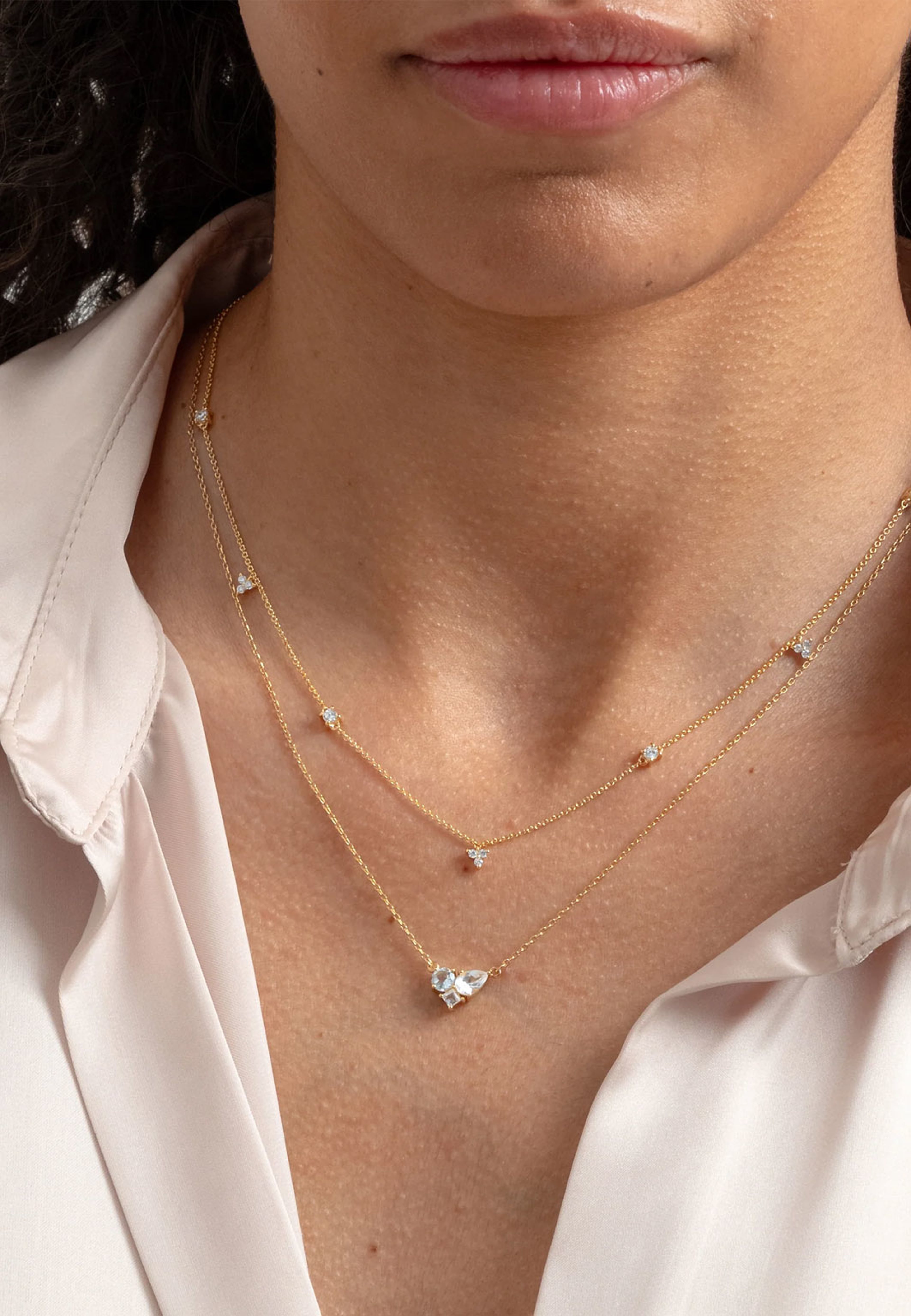 Celestia Necklace, från Syster P, i färgen Gold. Klicka för att öppna bilden i stort format