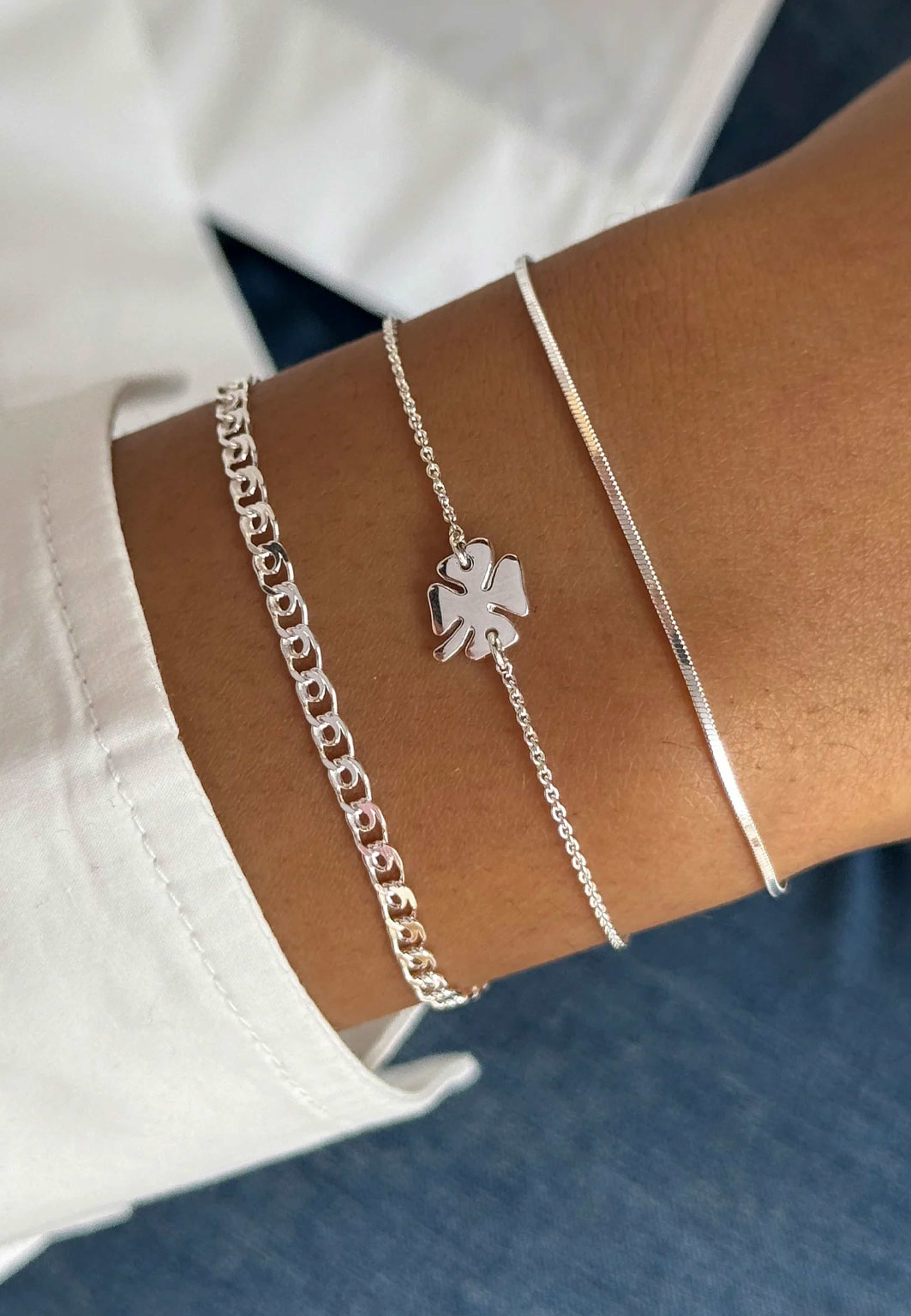 Bring Me Luck Bracelet, från Syster P, i färgen Silver. Klicka för att öppna bilden i stort format