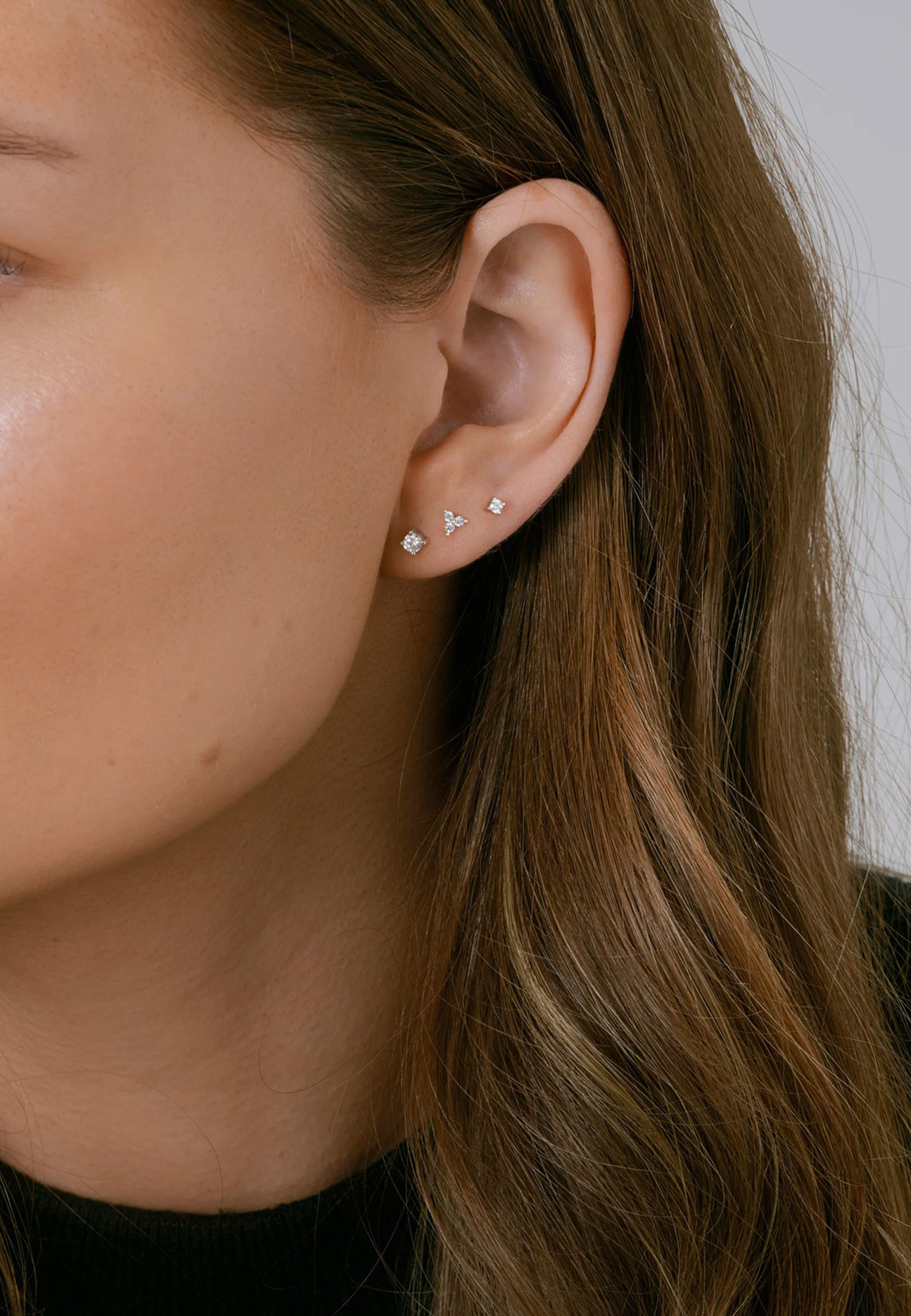 Celestia Mini Studs, från Syster P, i färgen Silver. Klicka för att öppna bilden i stort format